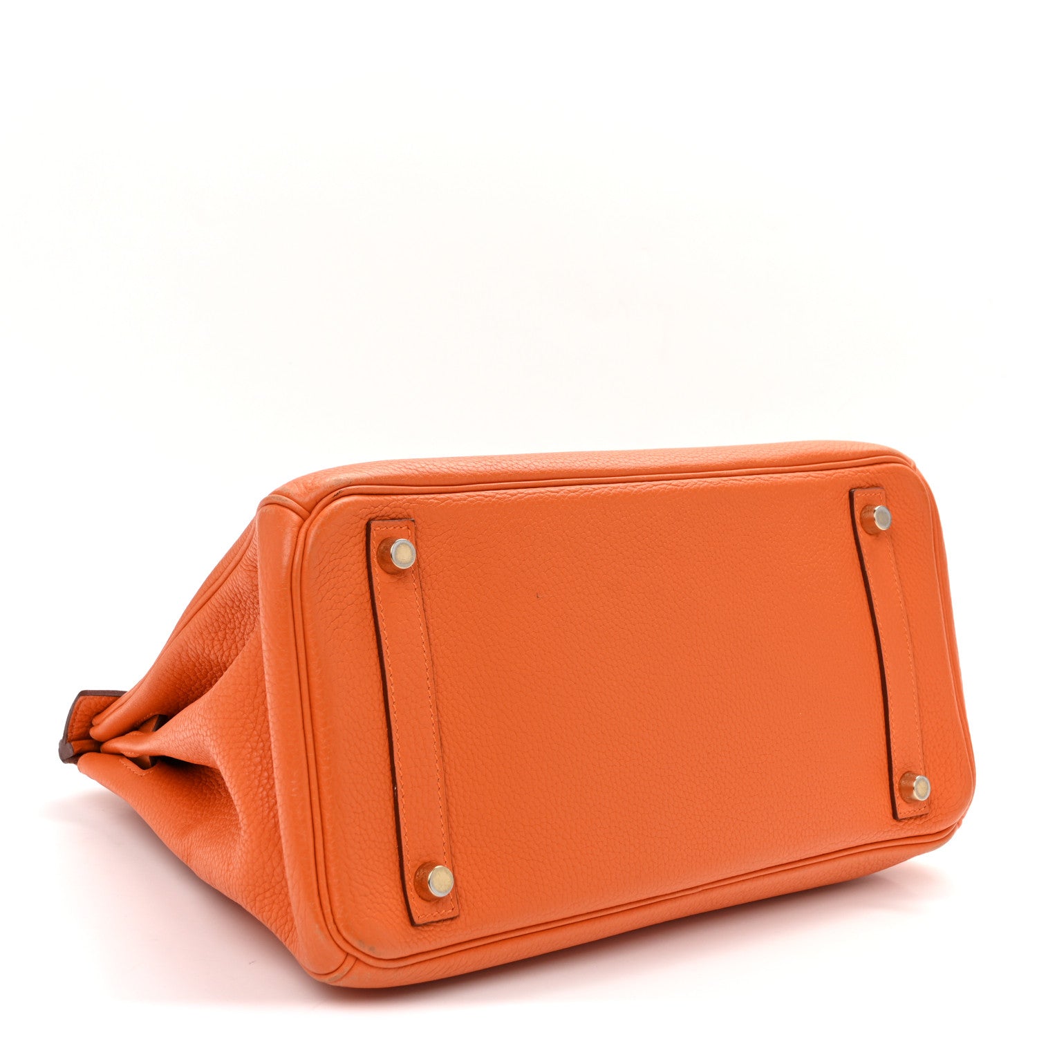 Taurillon Clemence Birkin 30 Orange — view 4