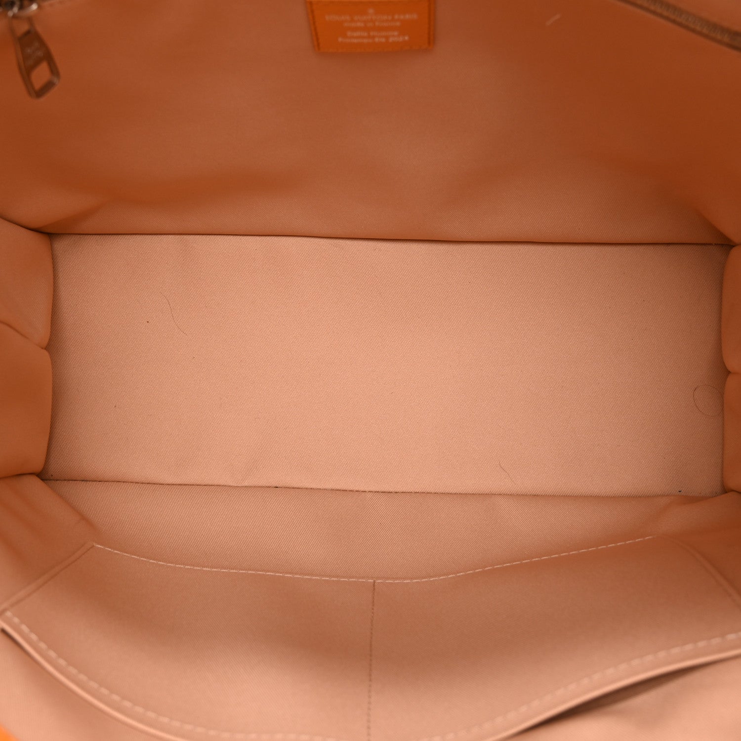 Cowhide Shopper Bag MM Safran — view 5