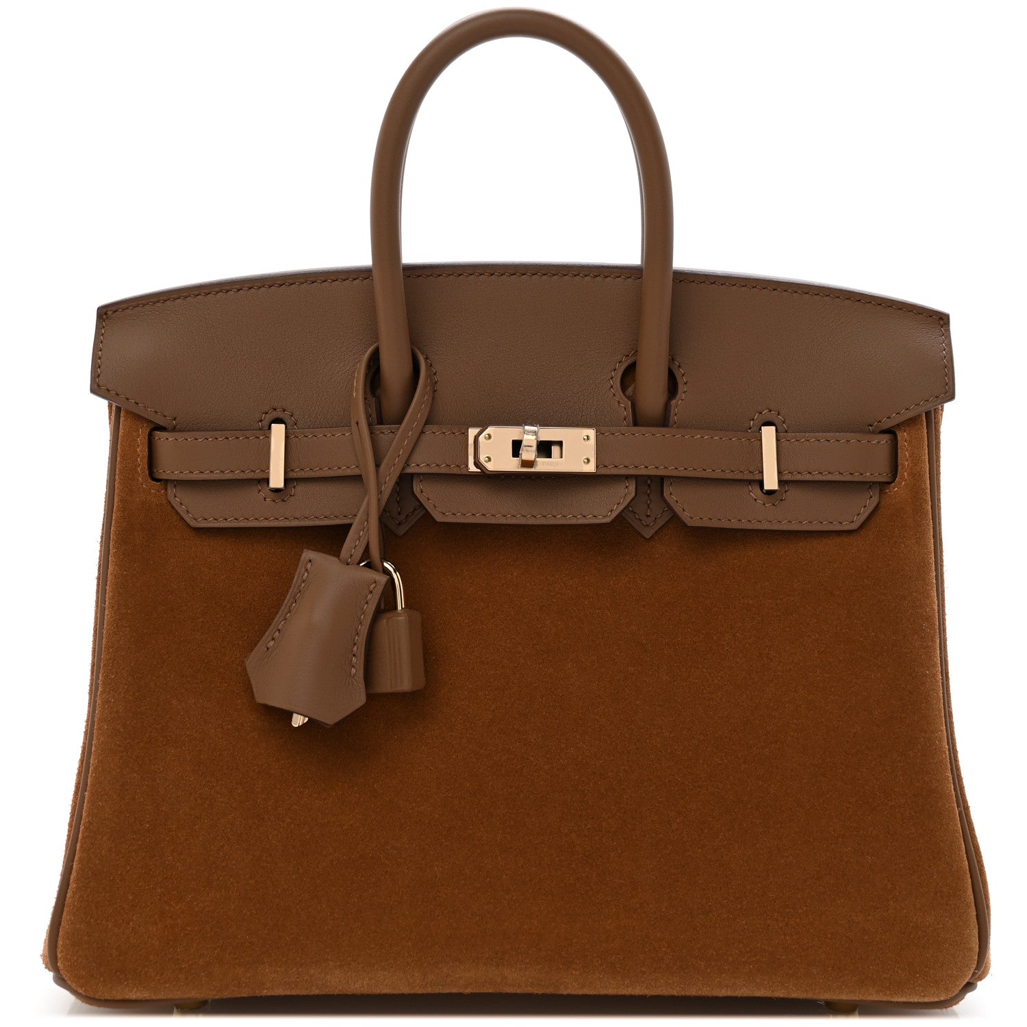 Veau Doblis Swift Grizzly Birkin 25 Alezan