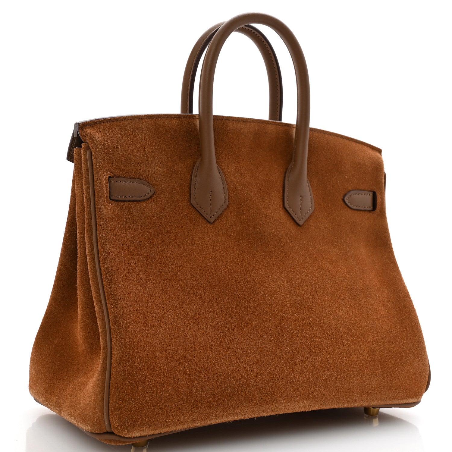Veau Doblis Swift Grizzly Birkin 25 Alezan — view 4