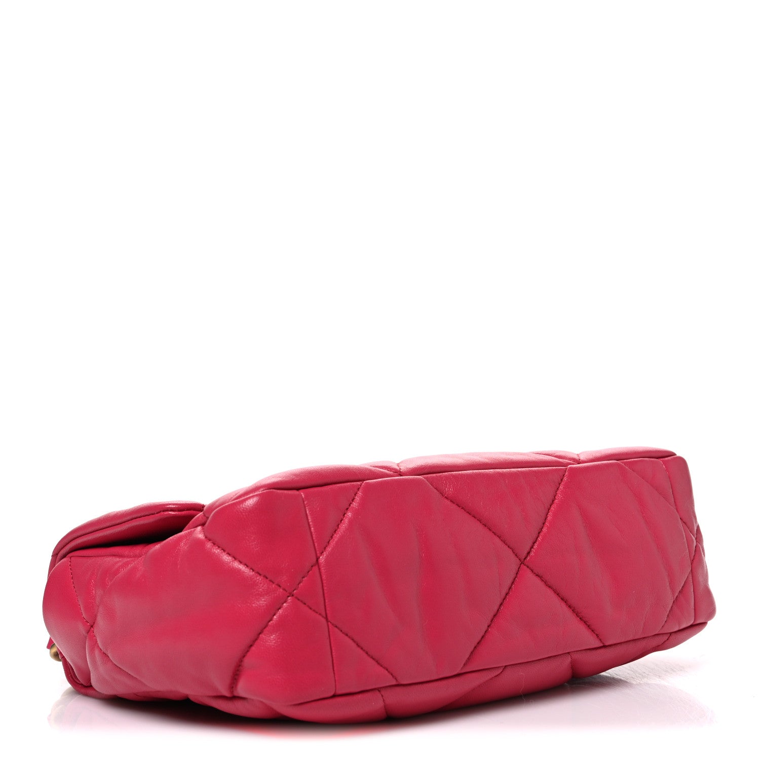 Lambskin Quilted Medium Chanel 19 Flap Dark Pink — view 4
