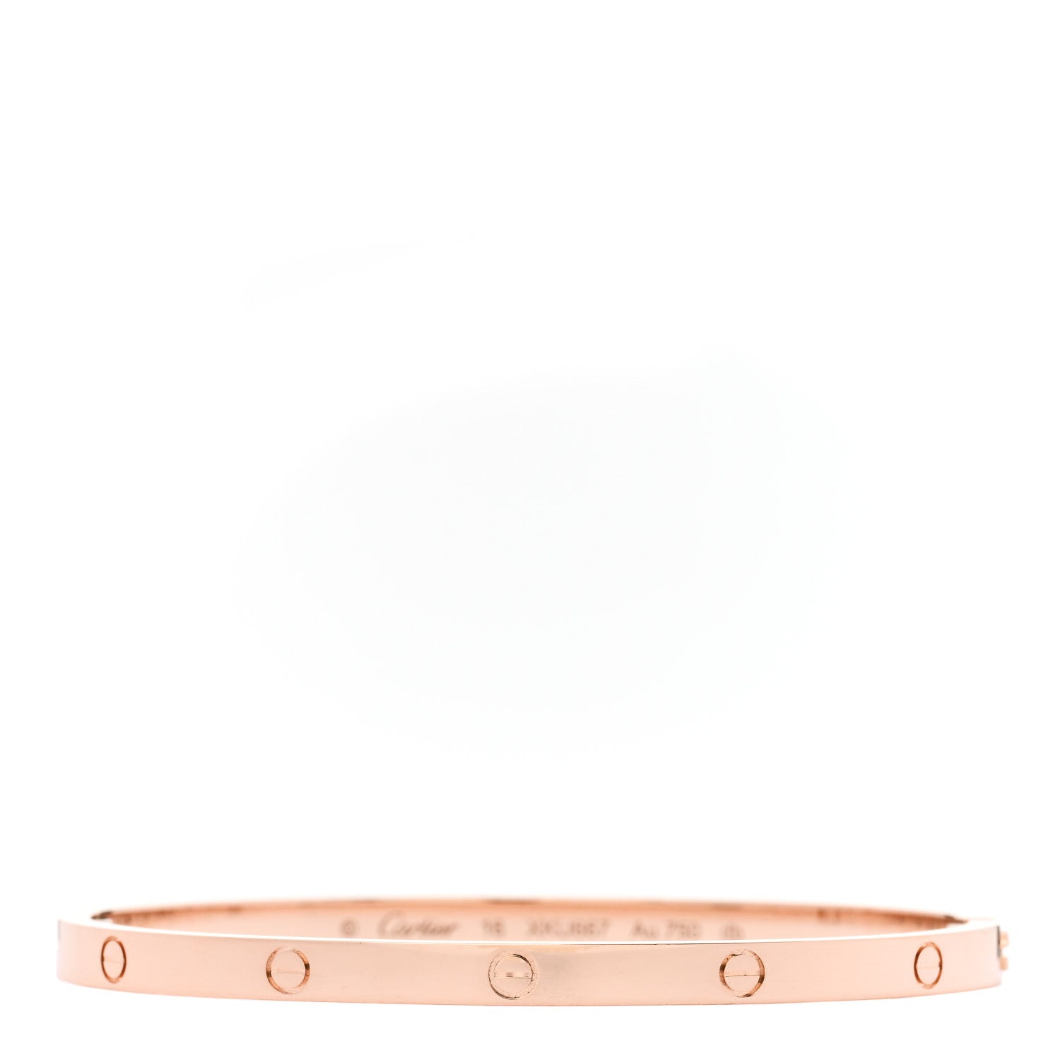 18K Pink Gold Small LOVE Bracelet 16