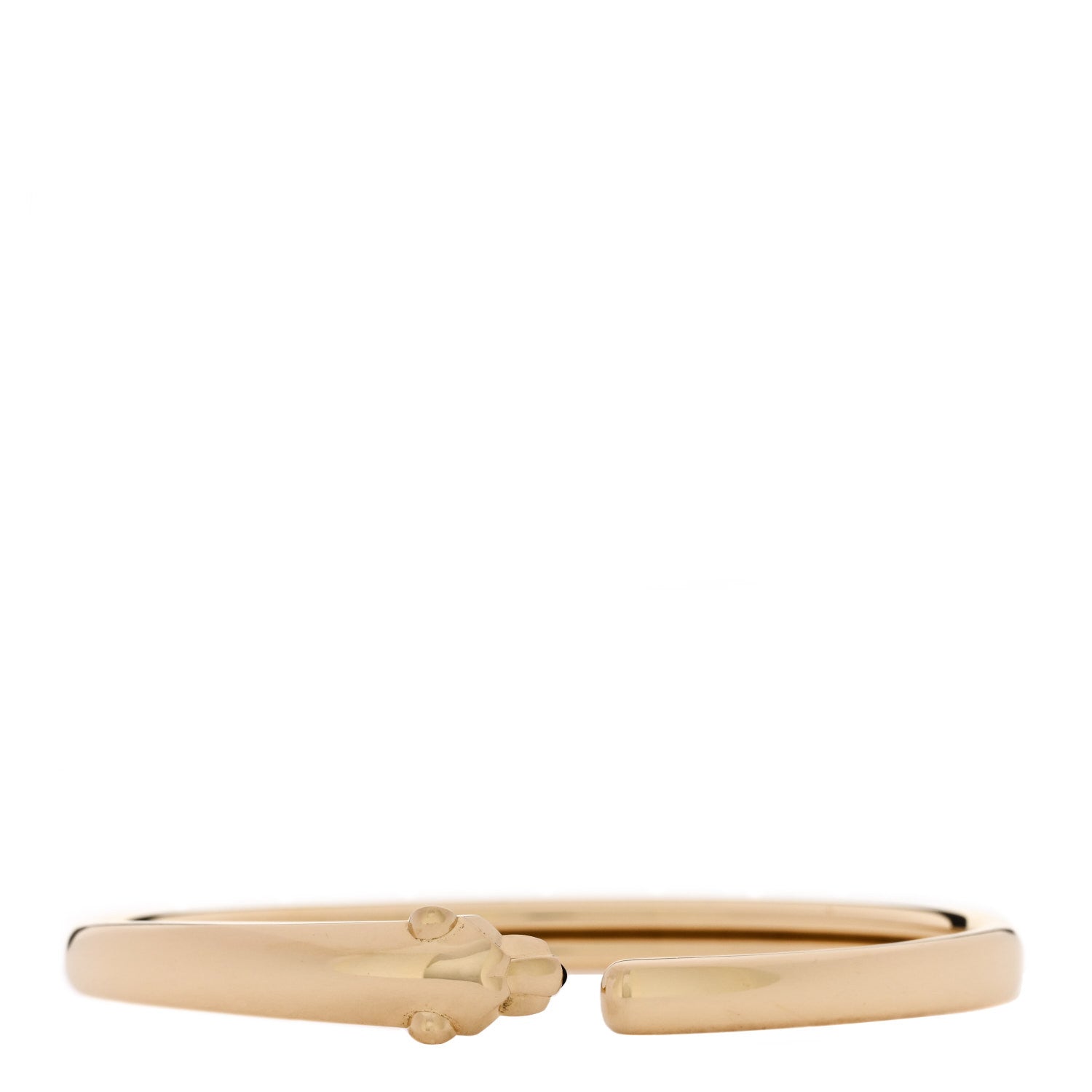 18K Yellow Gold Tsavorite Black Onyx Panthere De Cartier Bracelet 16 — view 2