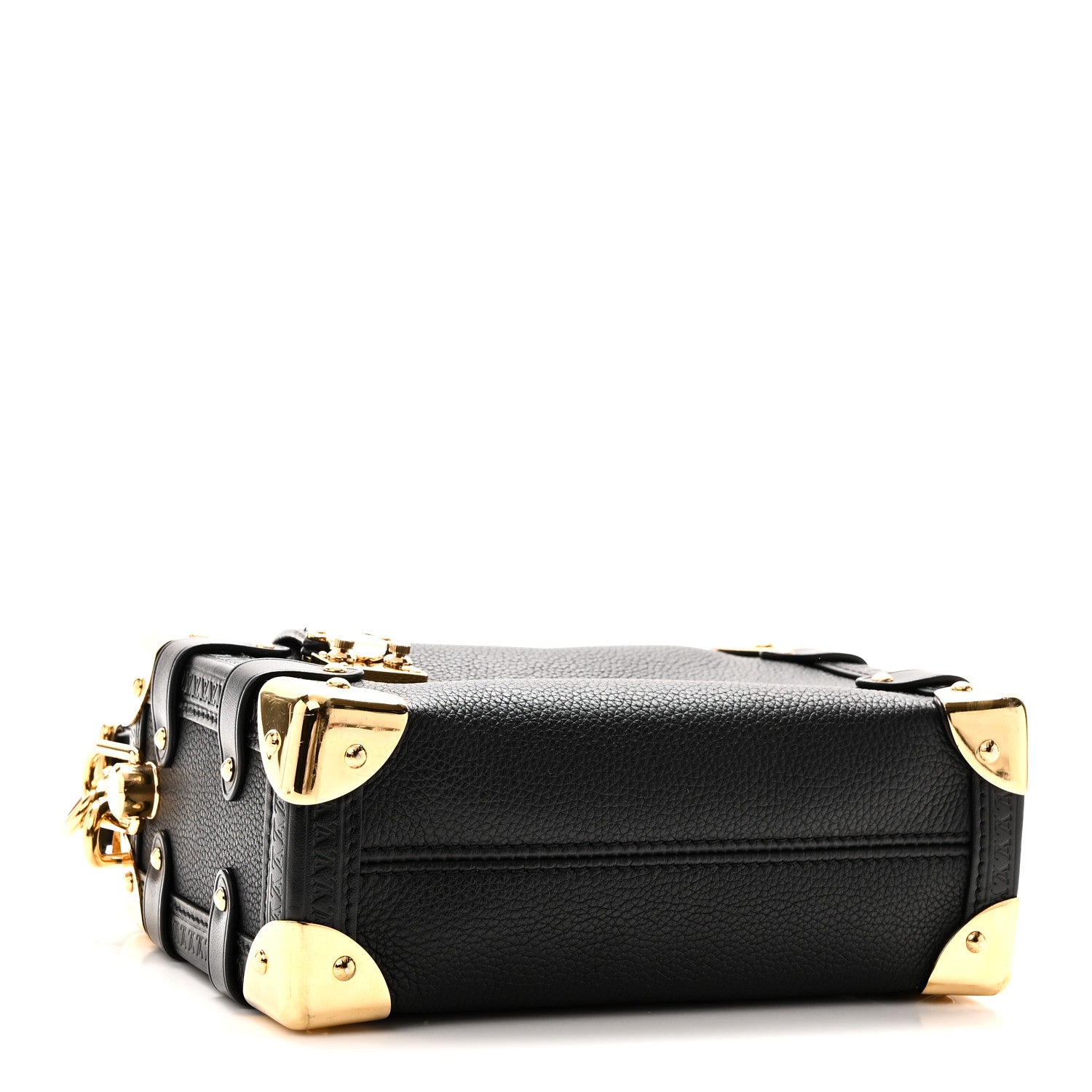 Grained Calfskin Side Trunk PM Black — view 4