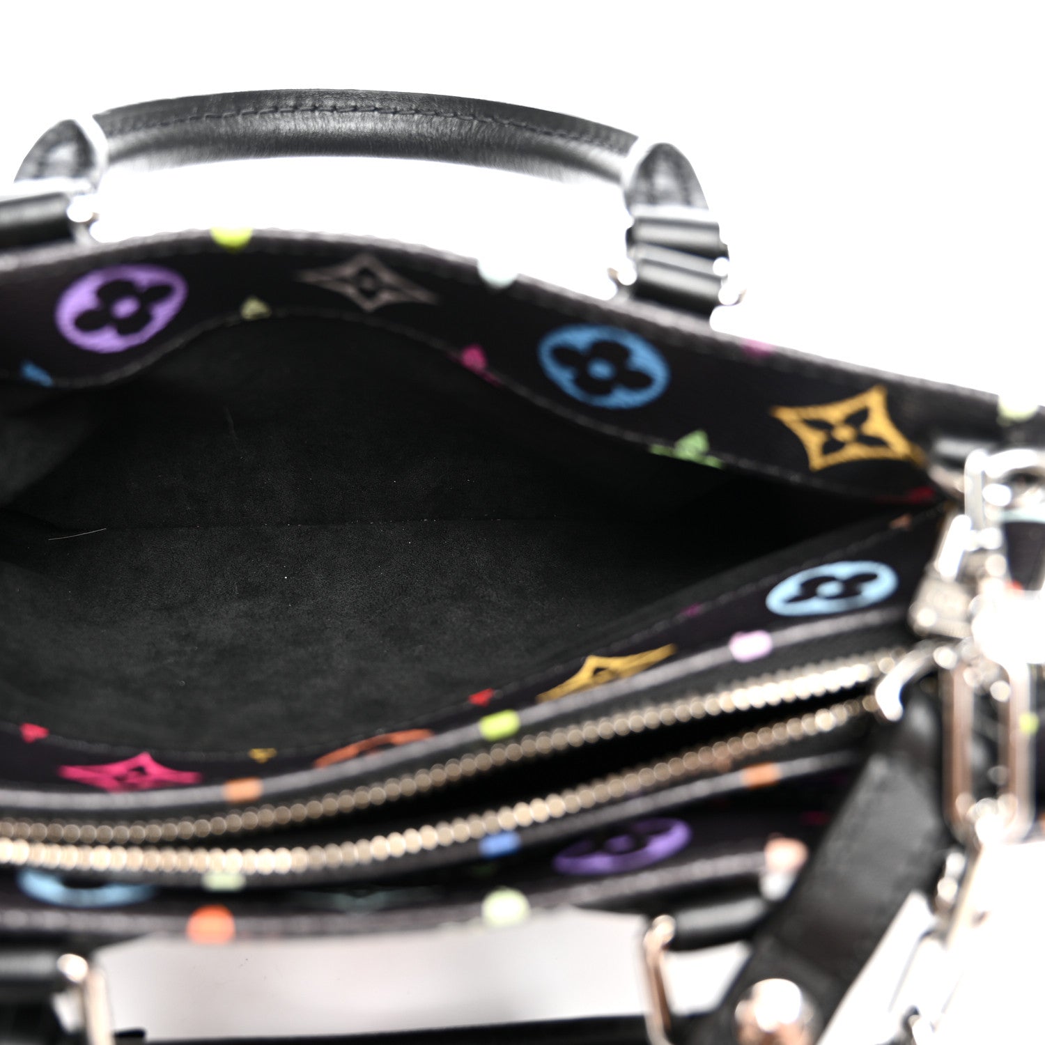 LV X TM Monogram Multicolor OnTheGo East West Black — view 5