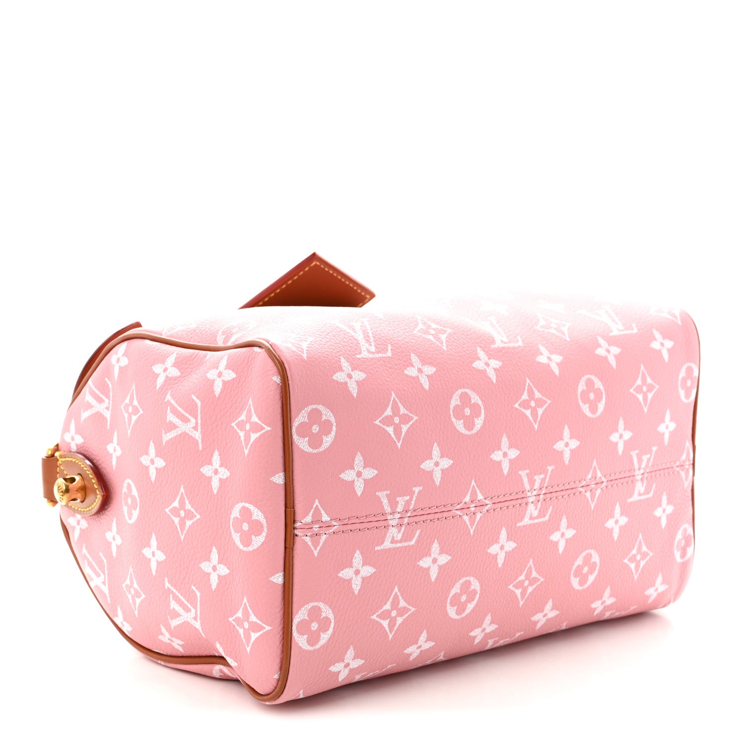 Calfskin Monogram Speedy P9 Bandouliere 25 Pink Sakura — view 5
