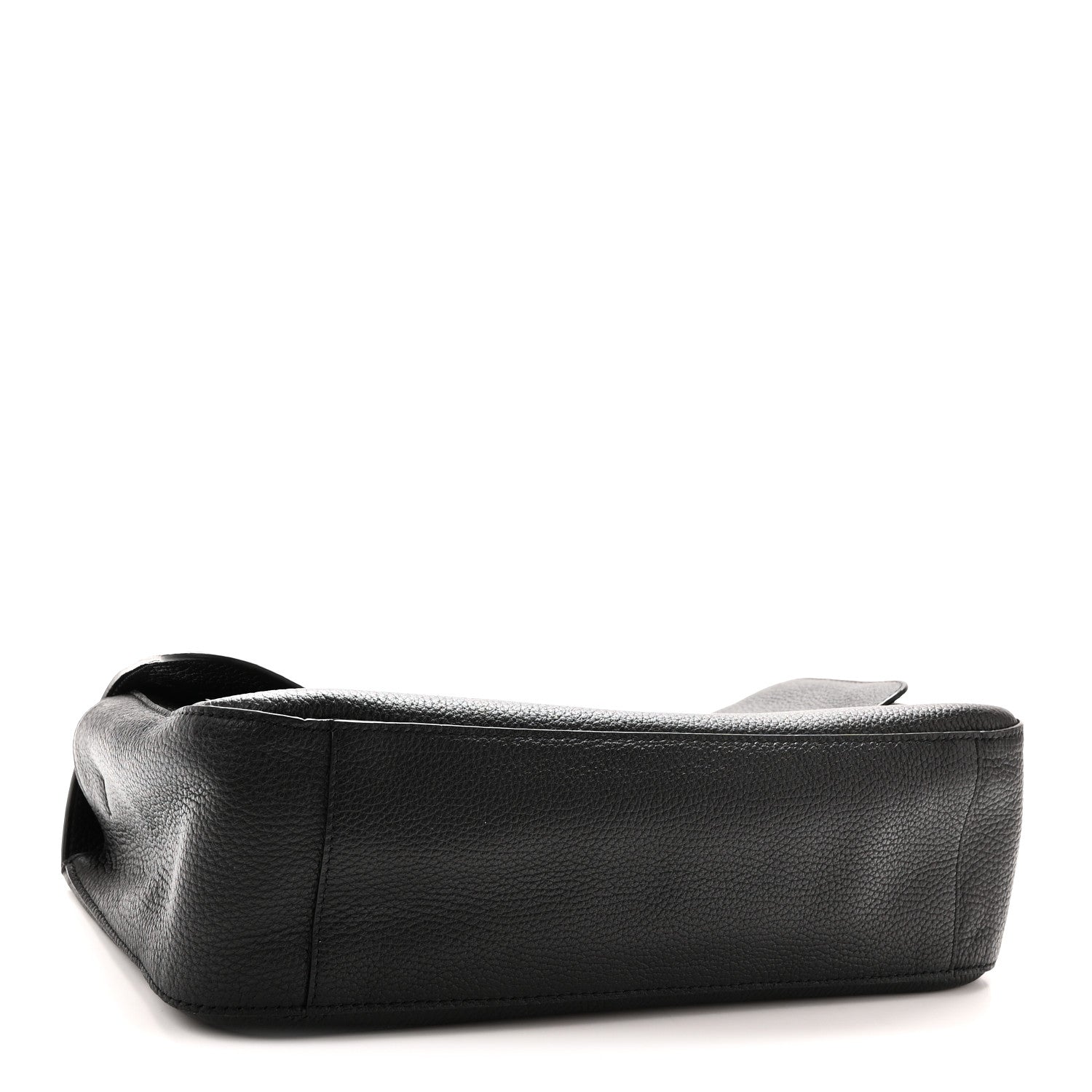 Grained Calfskin Small Souplissimo Maxi Flap Black — view 4