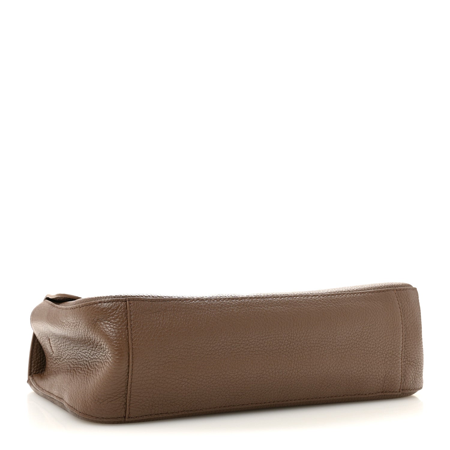Grained Calfskin Small Souplissimo Maxi Flap Light Brown — view 4