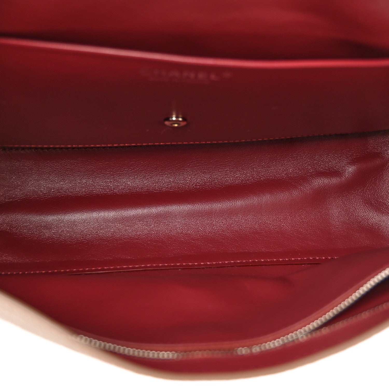 Grained Calfskin Small Souplissimo Maxi Flap Light Brown — view 5