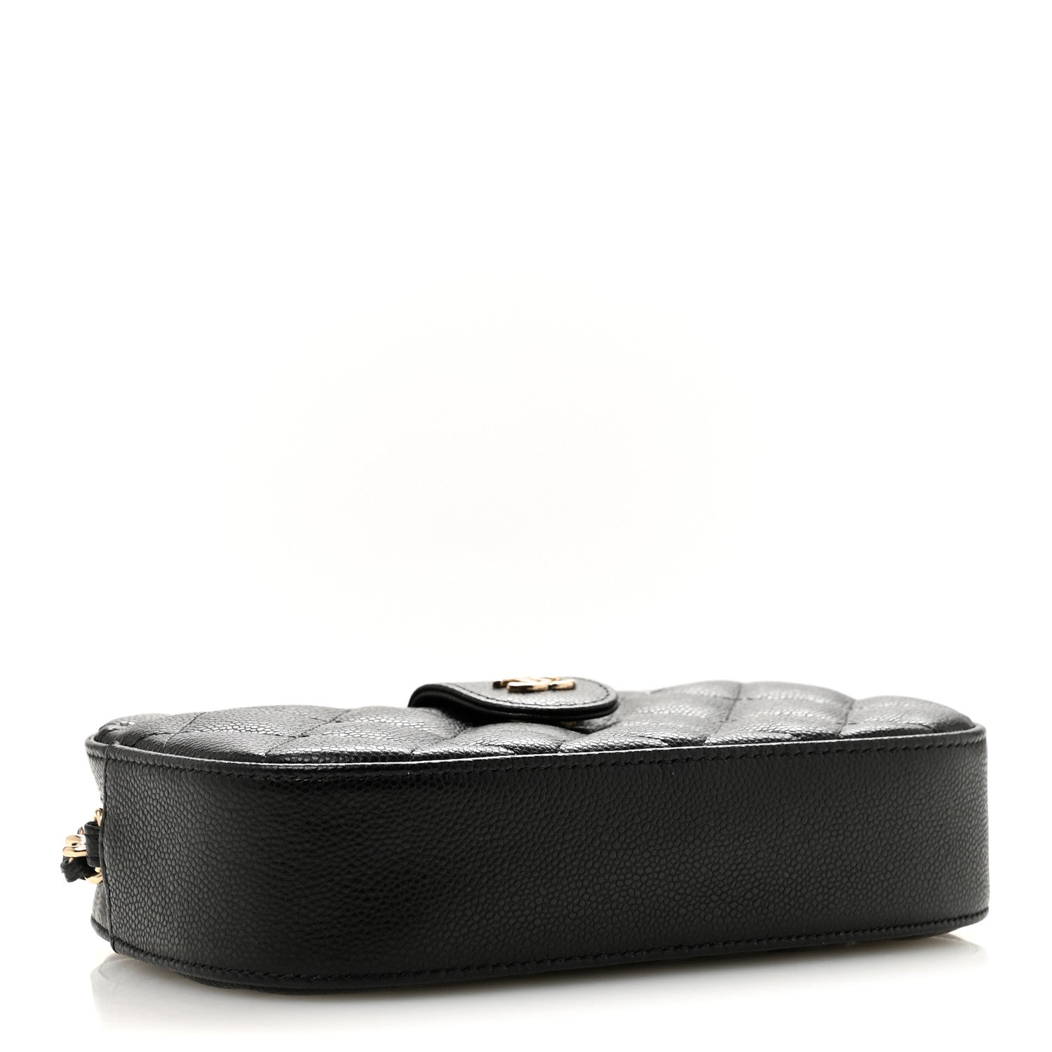 Caviar Quilted Chain Camera Bag Black — view 4