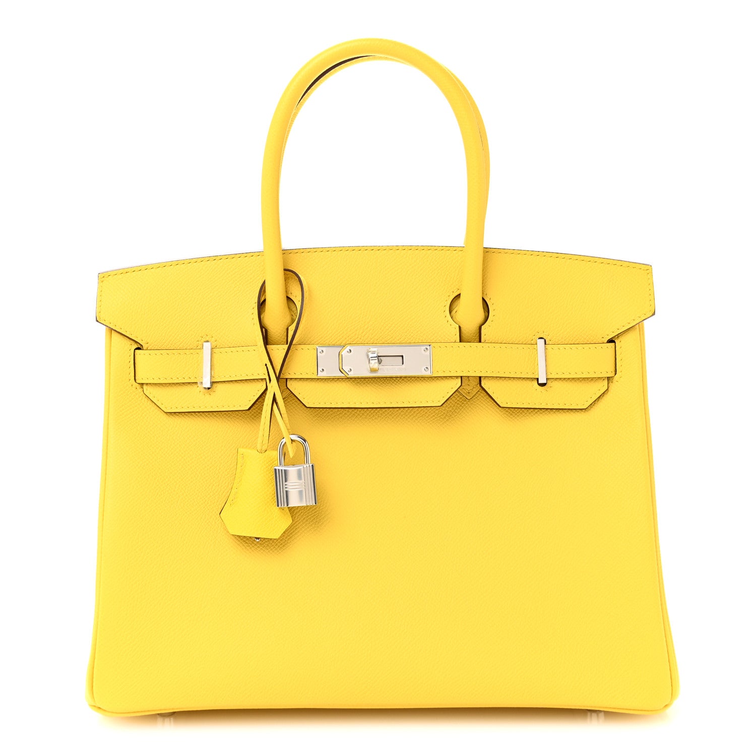 Epsom Birkin 30 Jaune De Naples