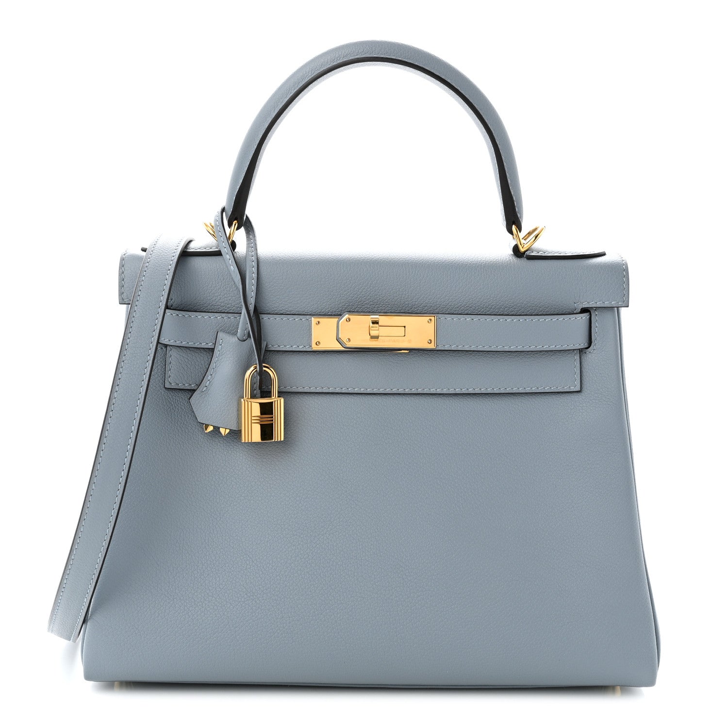 Evercolor Kelly Retourne 28 Bleu Lin