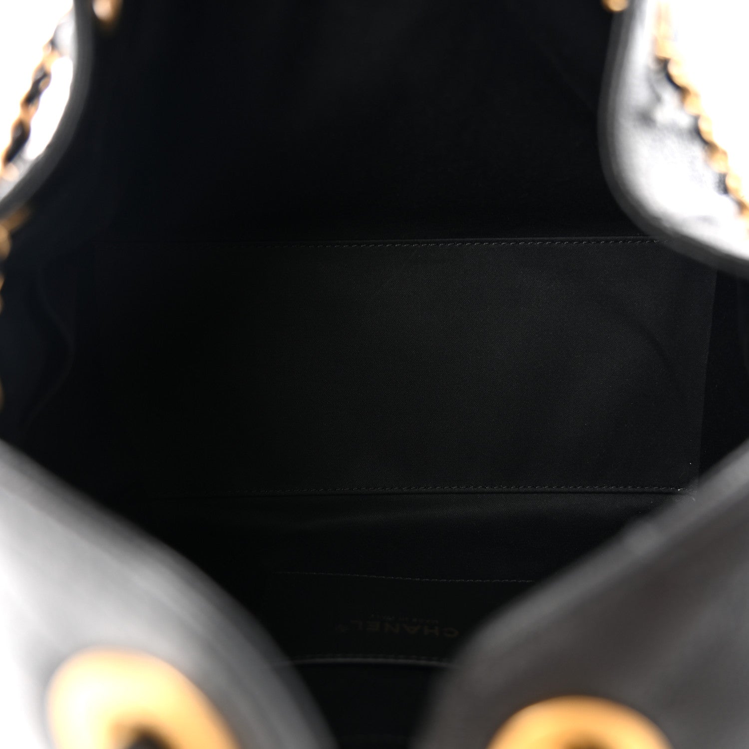 Caviar Quilted Small Chanel 25 Handbag Black — view 4