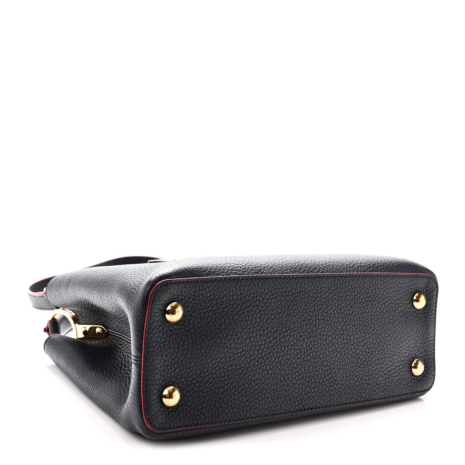 Taurillon Capucines PM Marine Rouge — view 4