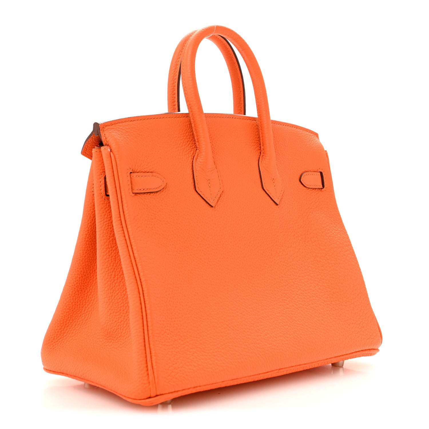 Togo Birkin 25 Orange Minium — view 3