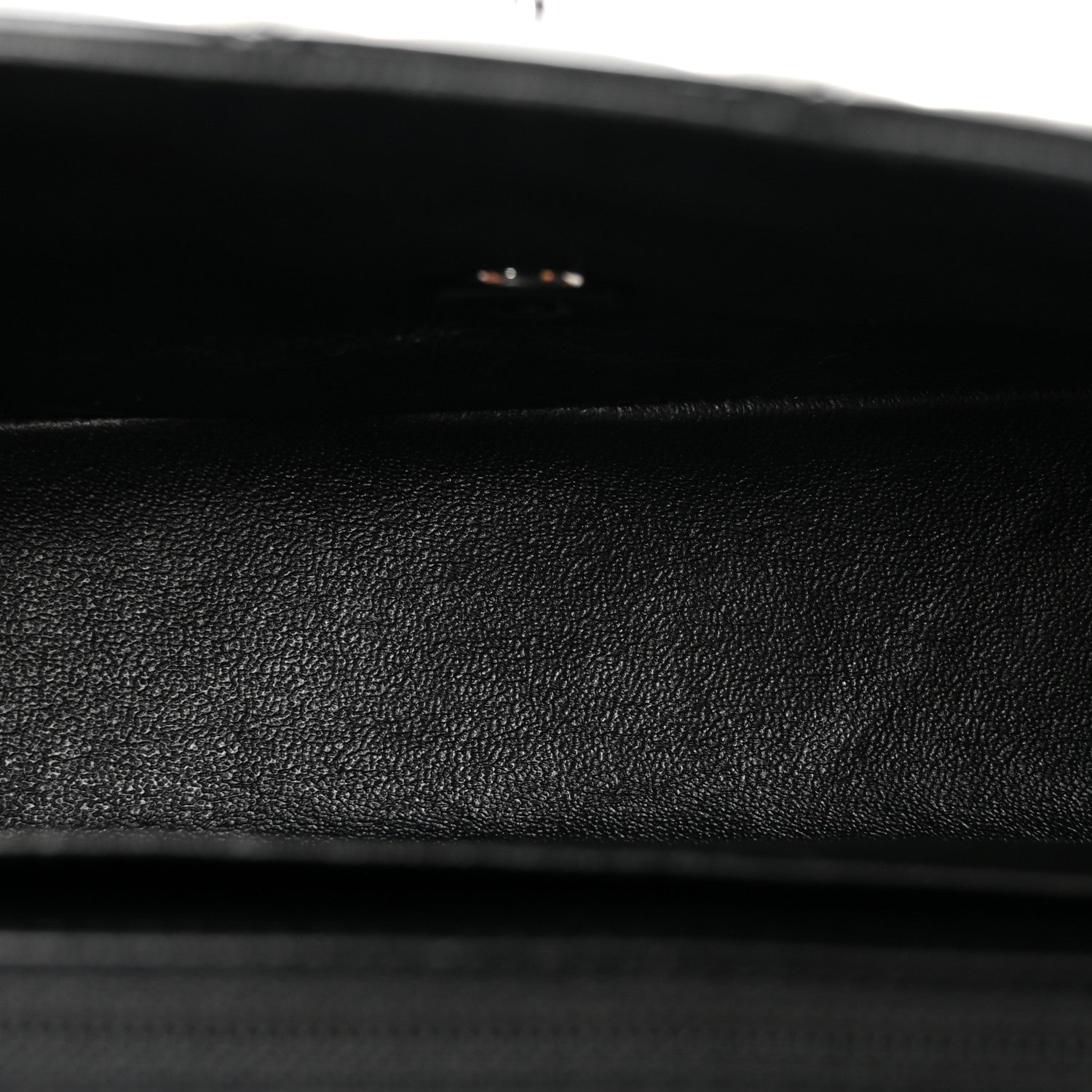 Patent Calfskin Quilted Mini Rectangular Flap Black — view 5
