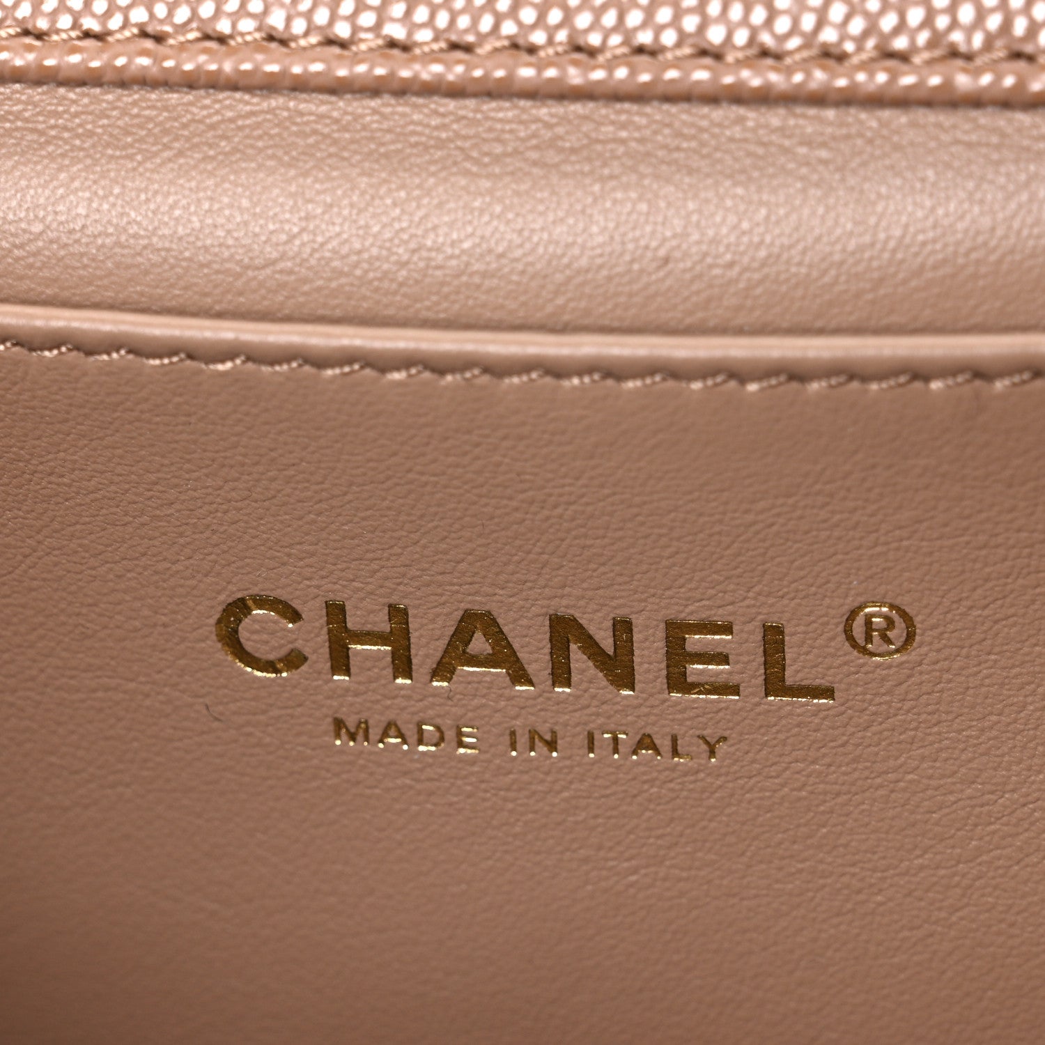 Caviar Quilted Coco First Flap Beige — view 5