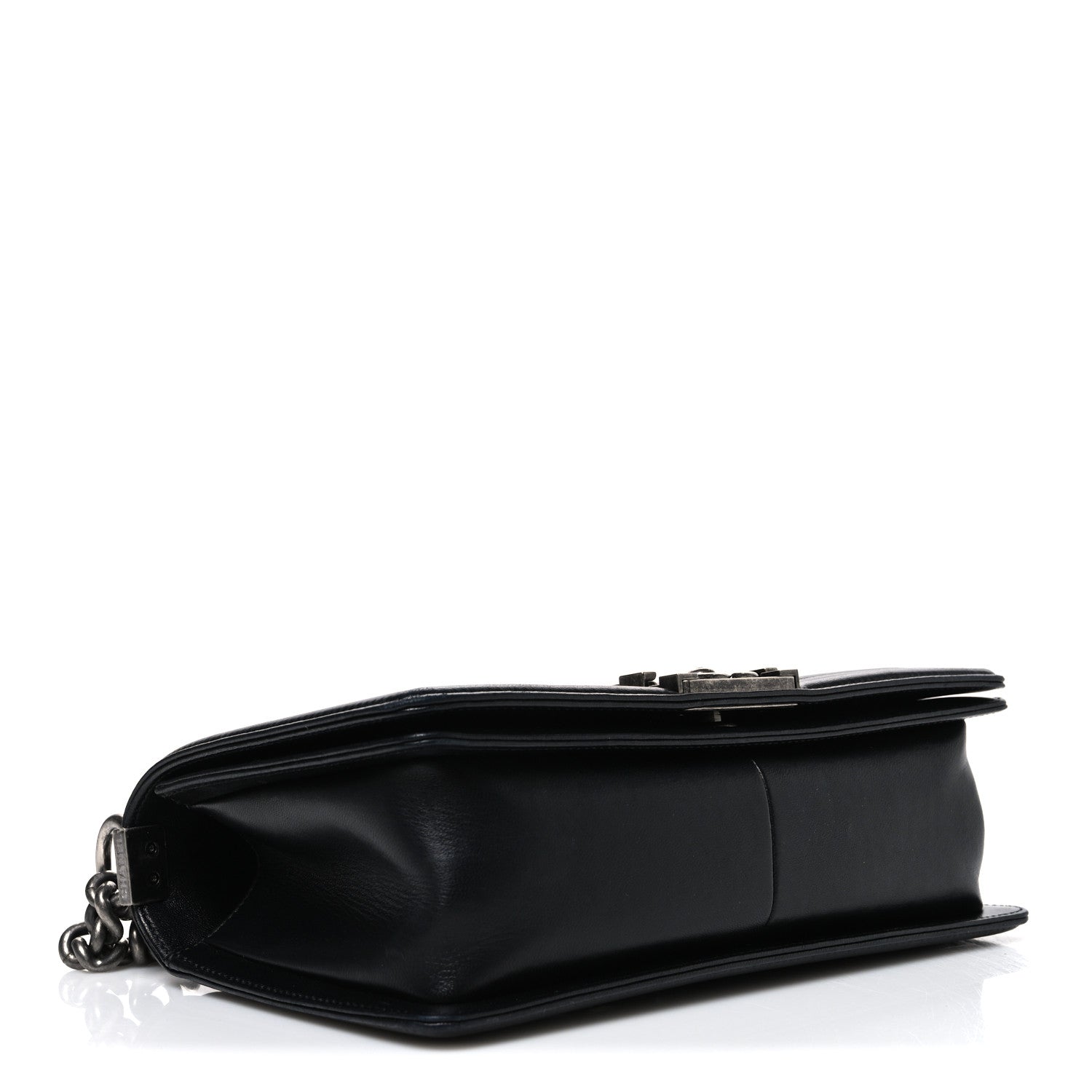 Lambskin Quilted Medium Boy Flap Black — view 4