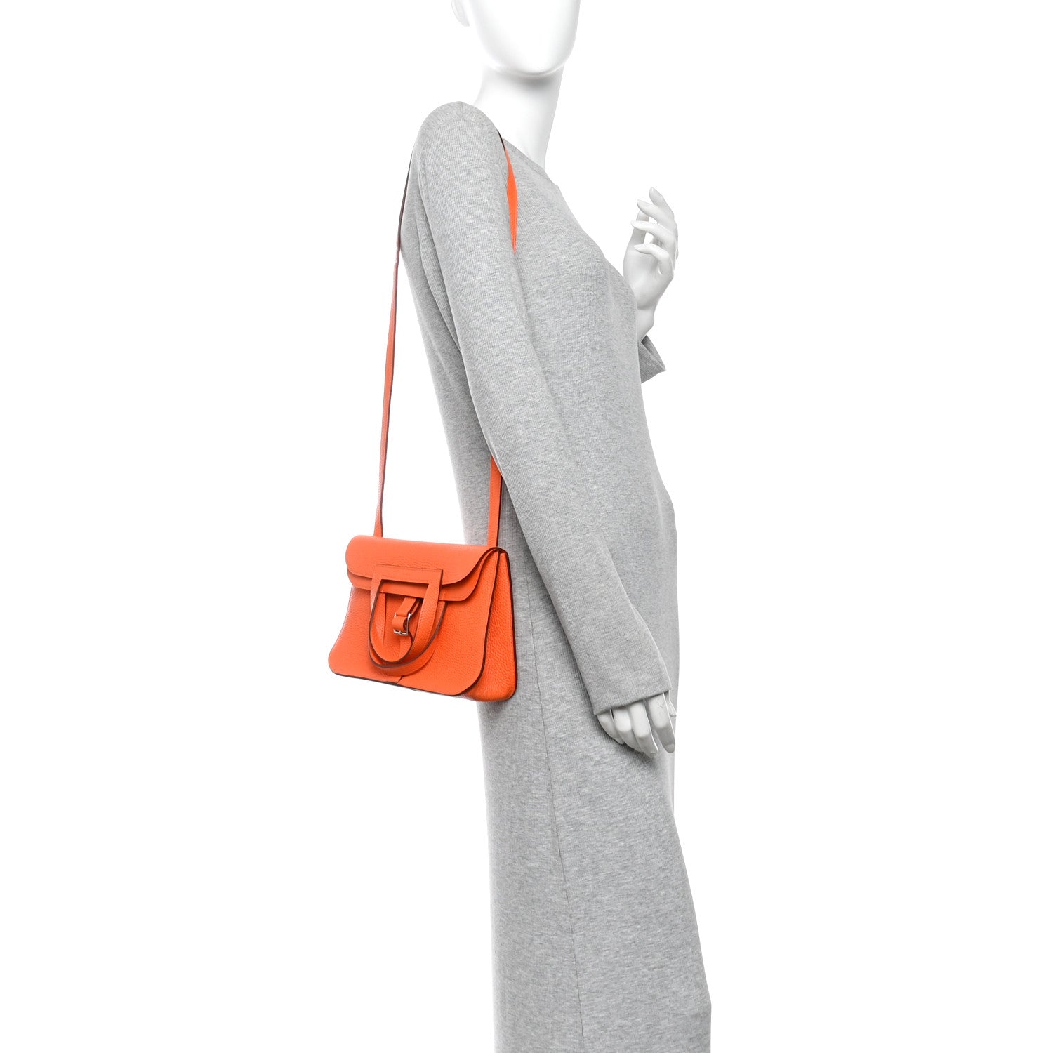 Taurillon Clemence Halzan 25 Orange Minium — view 2