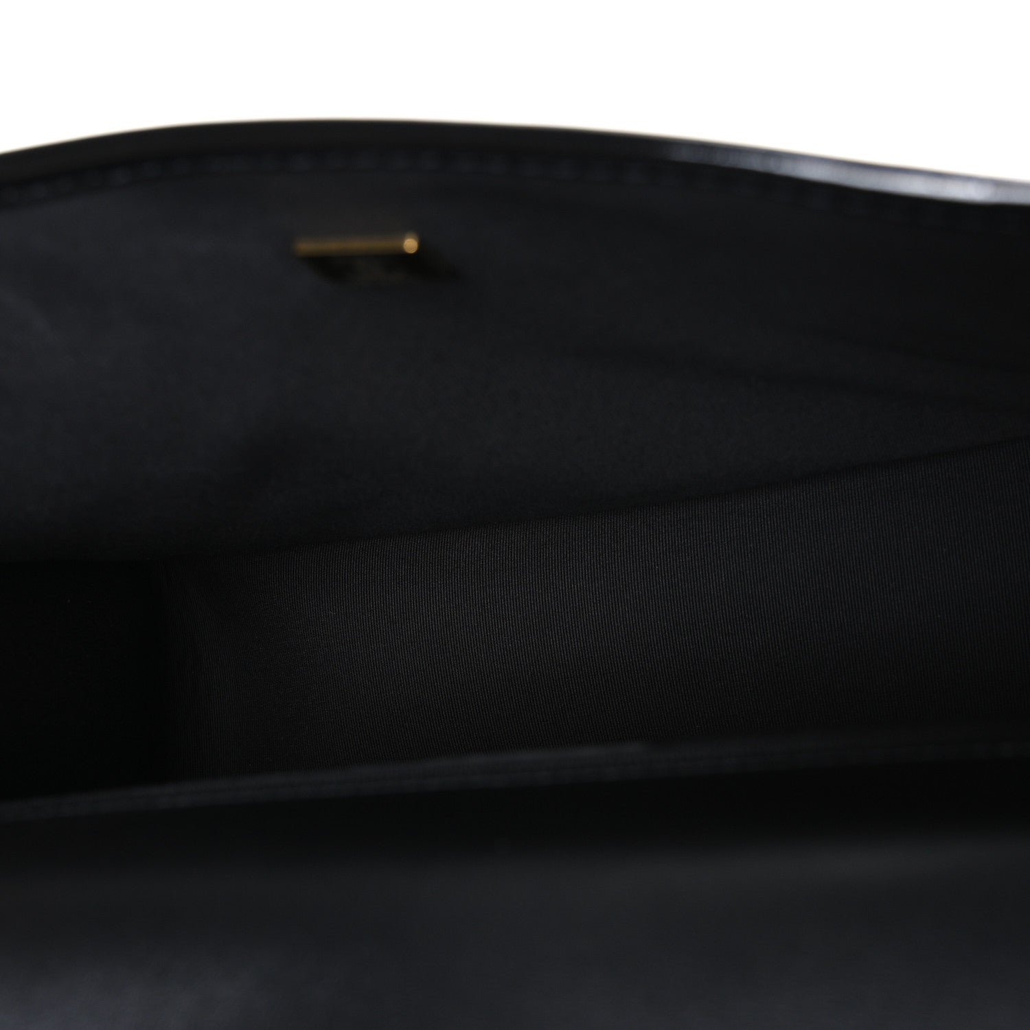 Patent Quilted Large School Memory Top Handle Flap Black Black — view 5