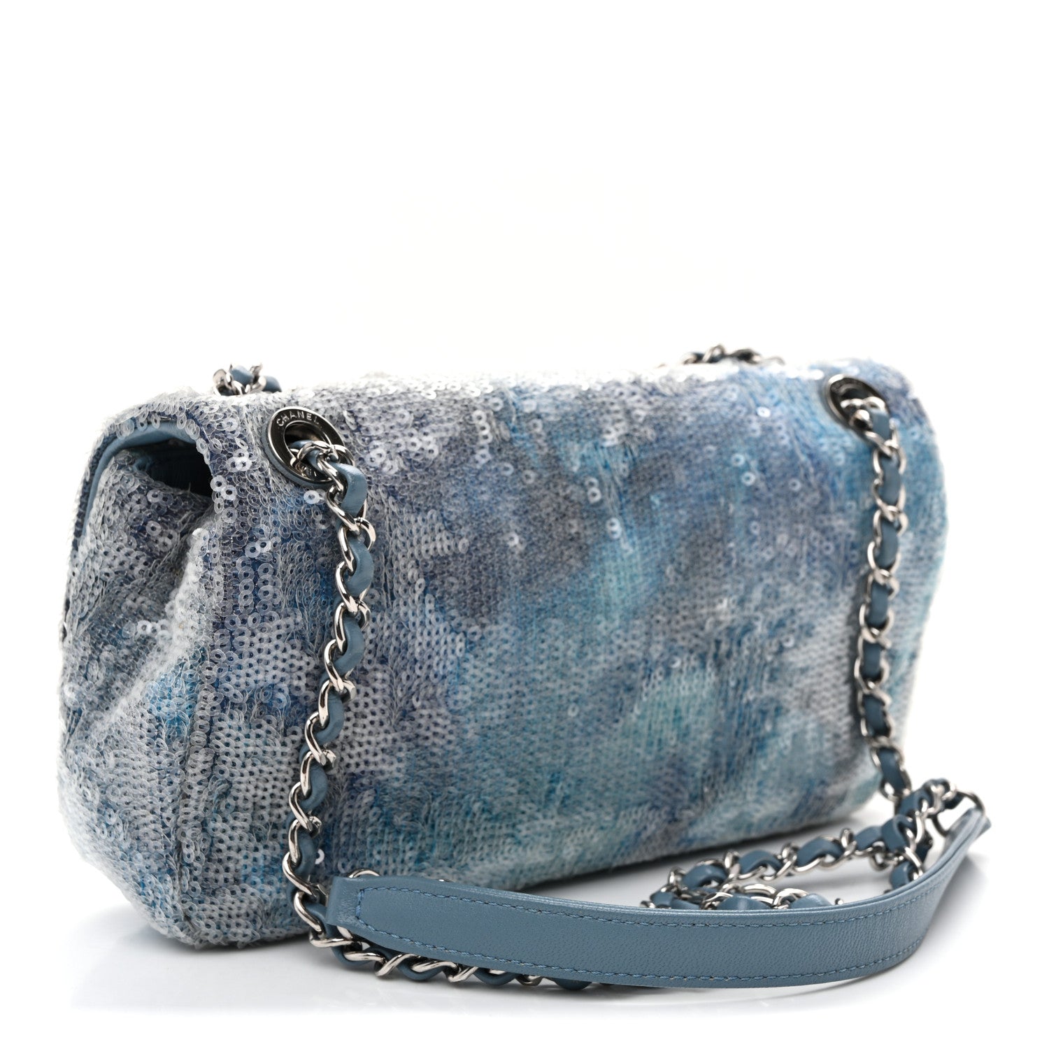 Sequin Mini Waterfall Flap Light Blue — view 3