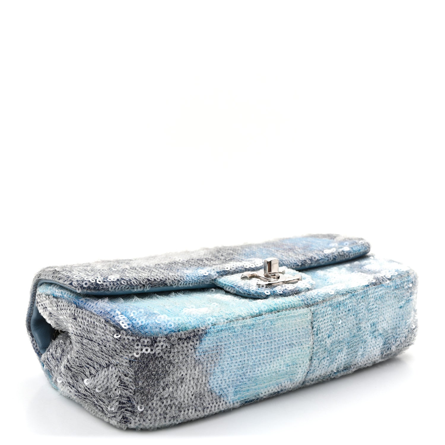Sequin Mini Waterfall Flap Light Blue — view 4
