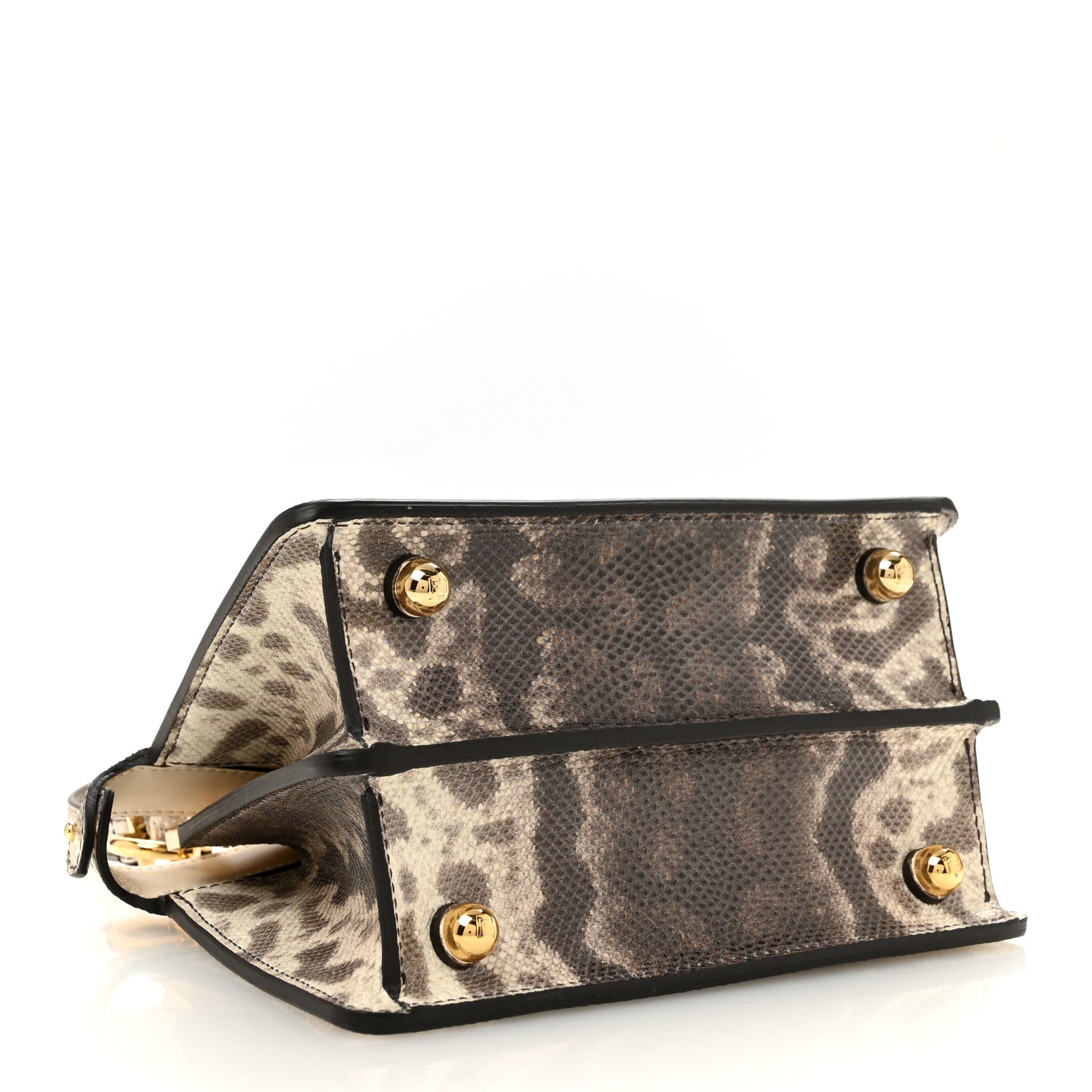 Lizard Togo Lucido Petite Peekaboo I SEE U Satchel Multicolor — view 4
