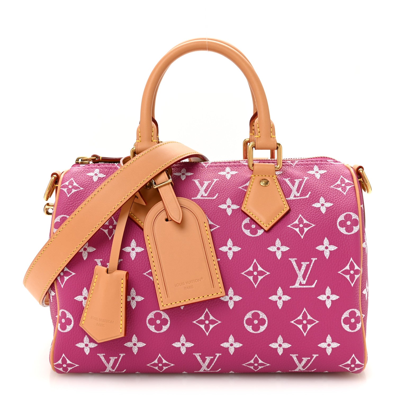 Calfskin Monogram Speedy P9 Bandouliere 25 Agate Agate