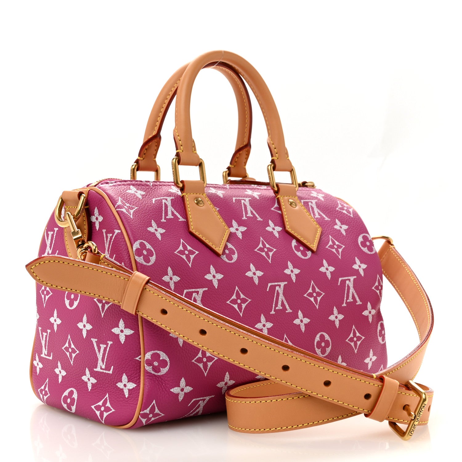 Calfskin Monogram Speedy P9 Bandouliere 25 Agate Agate — view 3
