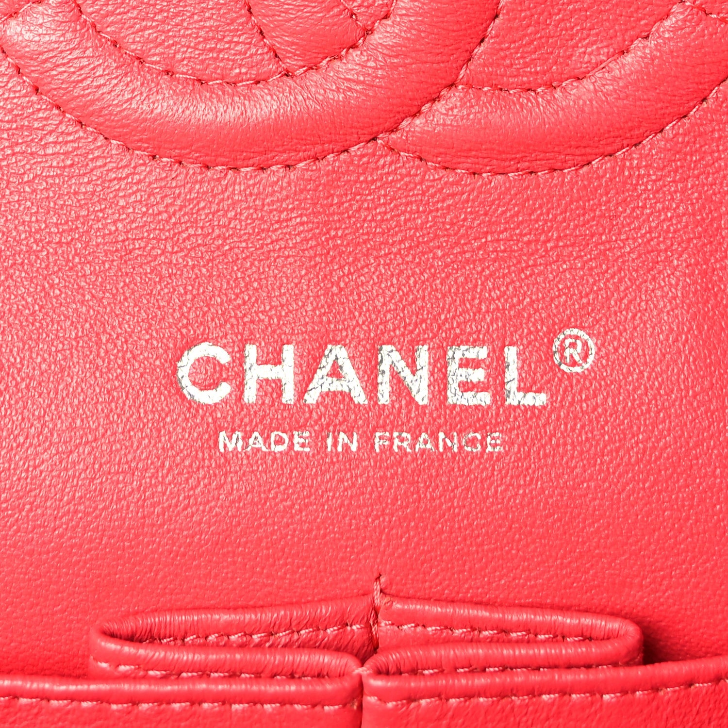 Patent Quilted Medium Double Flap Dark Pink — view 5