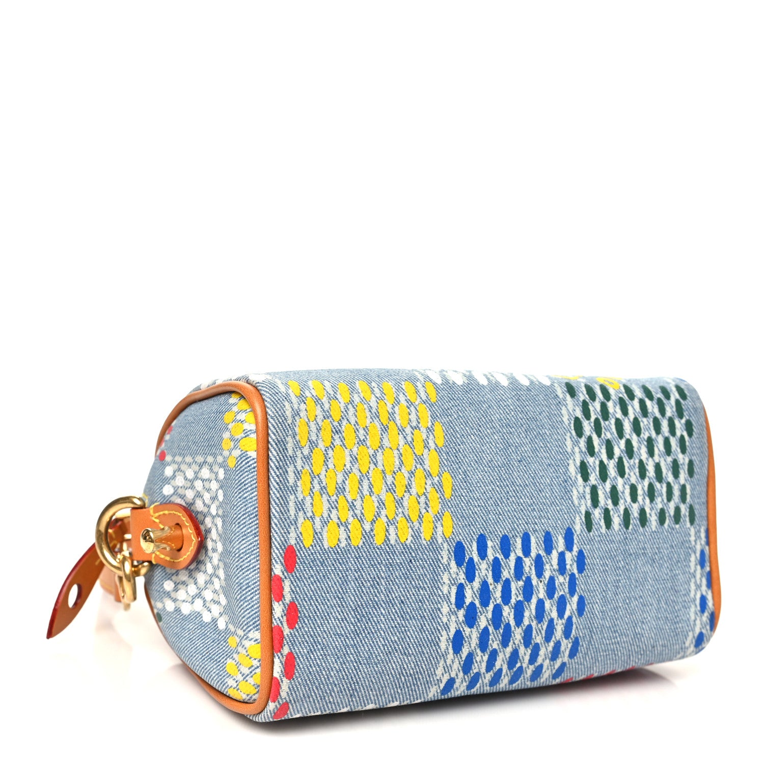 LV Vers Damier Denim Speedy Bandouliere 18 Multicolor — view 4