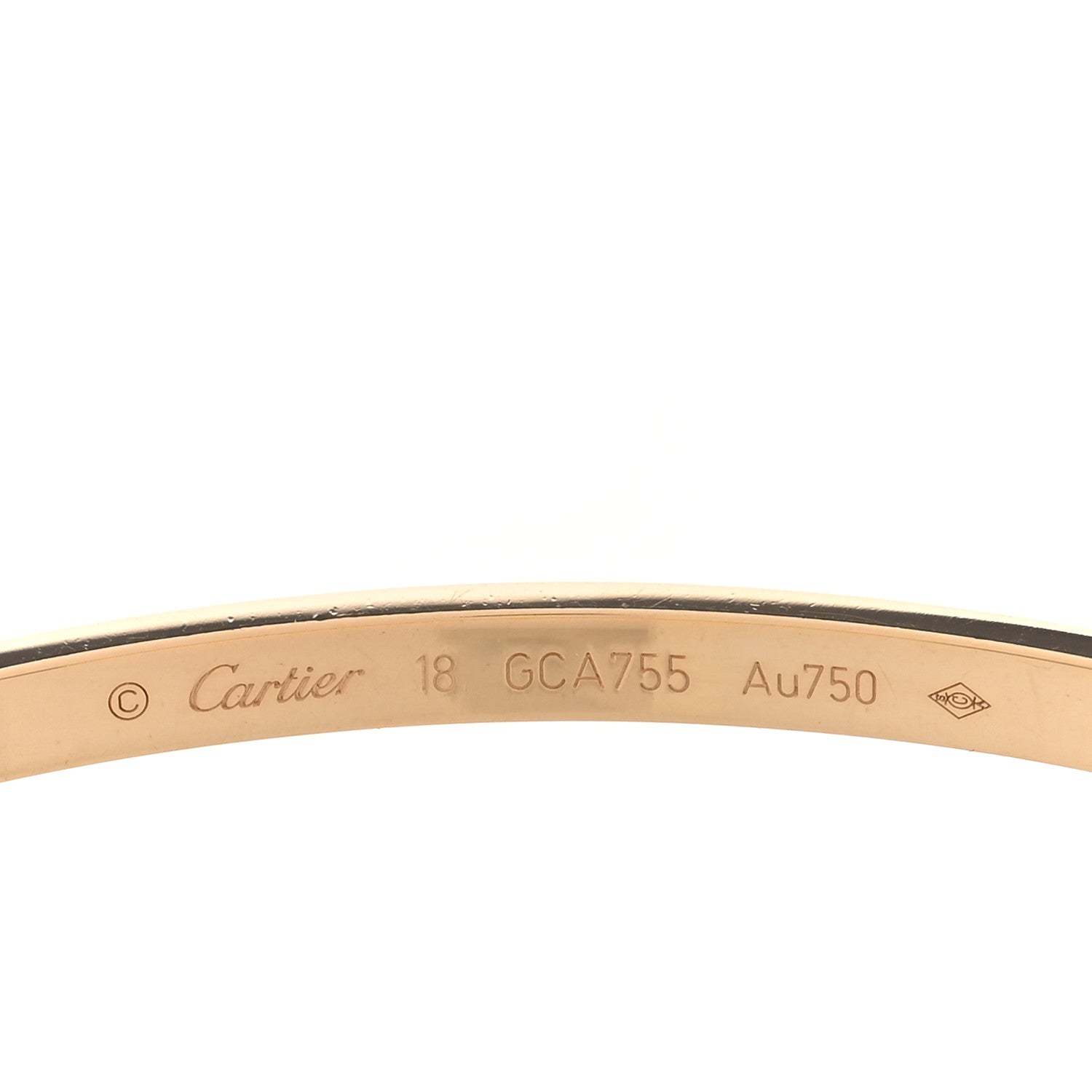 18K Yellow Gold Small LOVE Bracelet 18 — view 3
