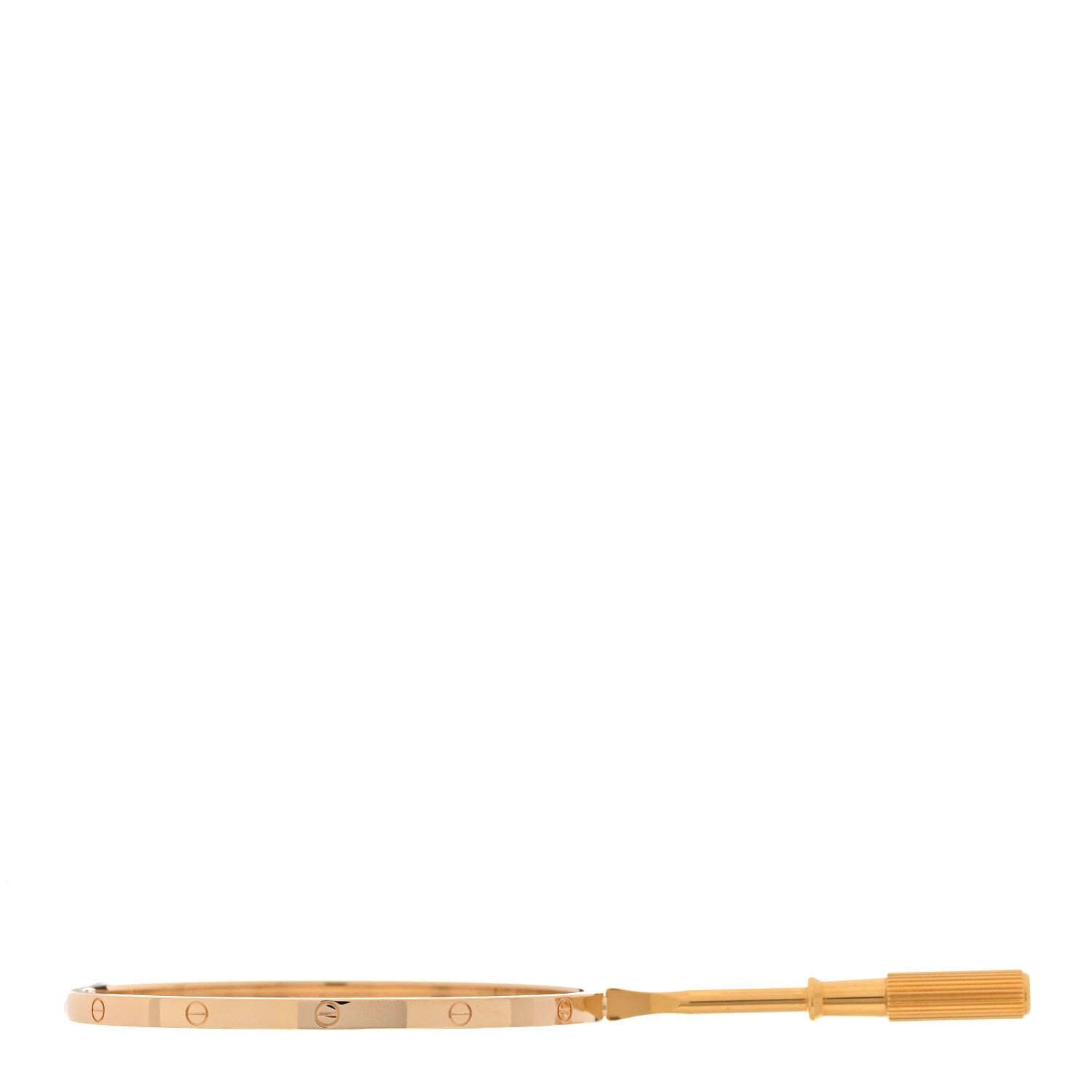 18K Yellow Gold Small LOVE Bracelet 18 — view 4