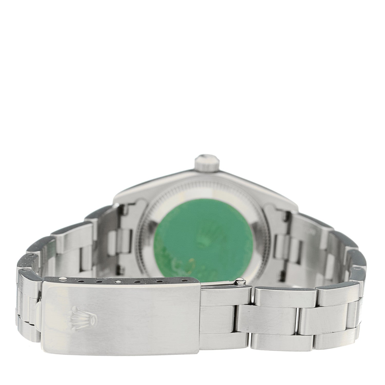 Stainless Steel 24mm Oyster Perpetual Watch Black 76080 — view 5