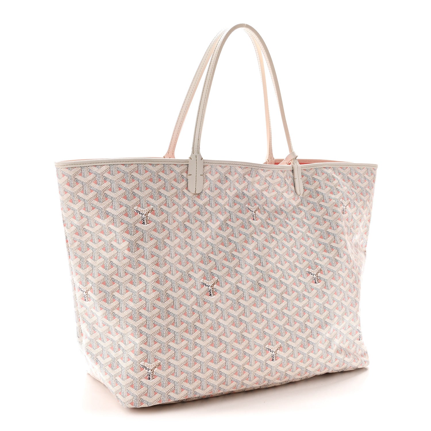 Goyardine Saint Louis Claire Voie GM White Pink — view 4