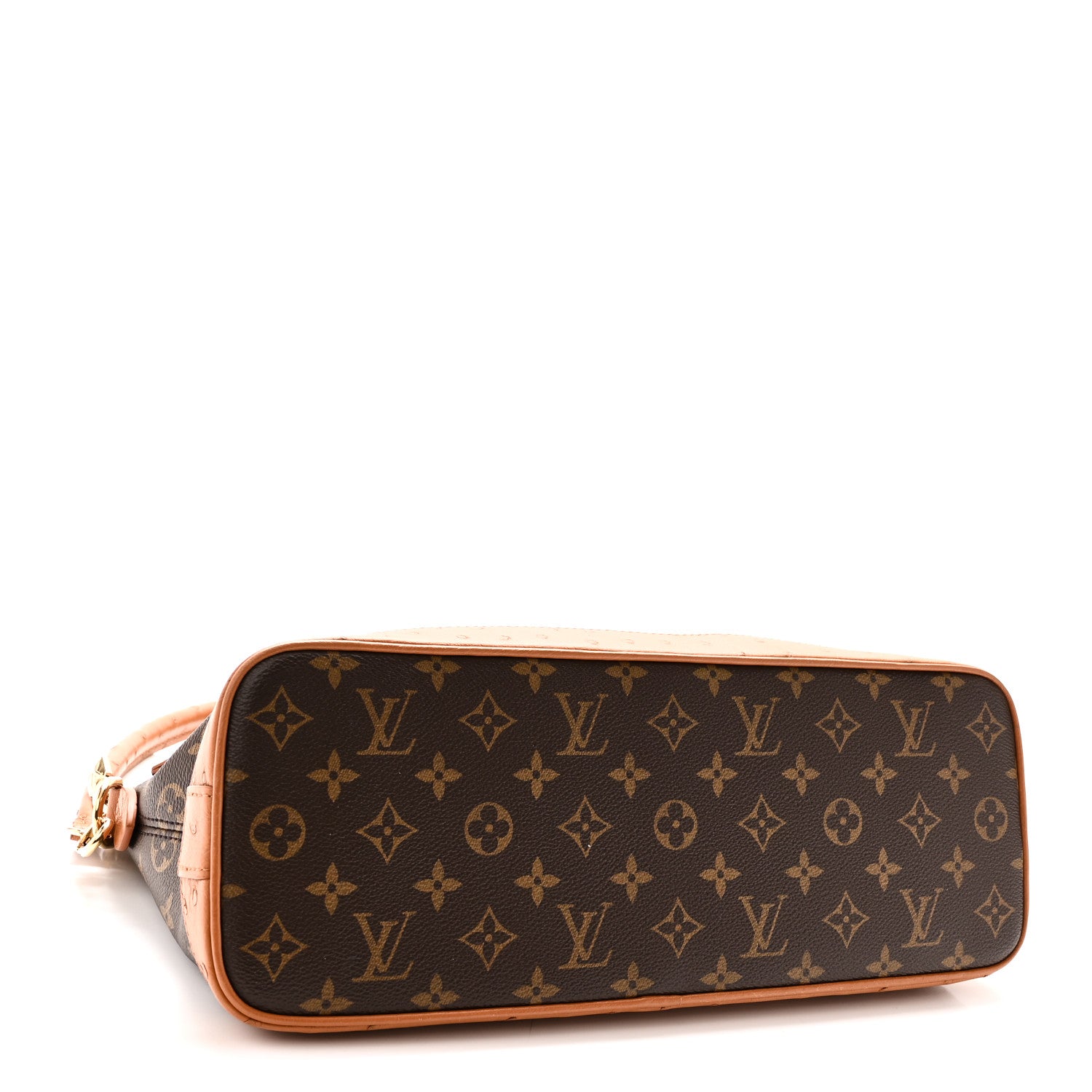 Monogram Ostrich Alma Soft Celebration MM — view 4
