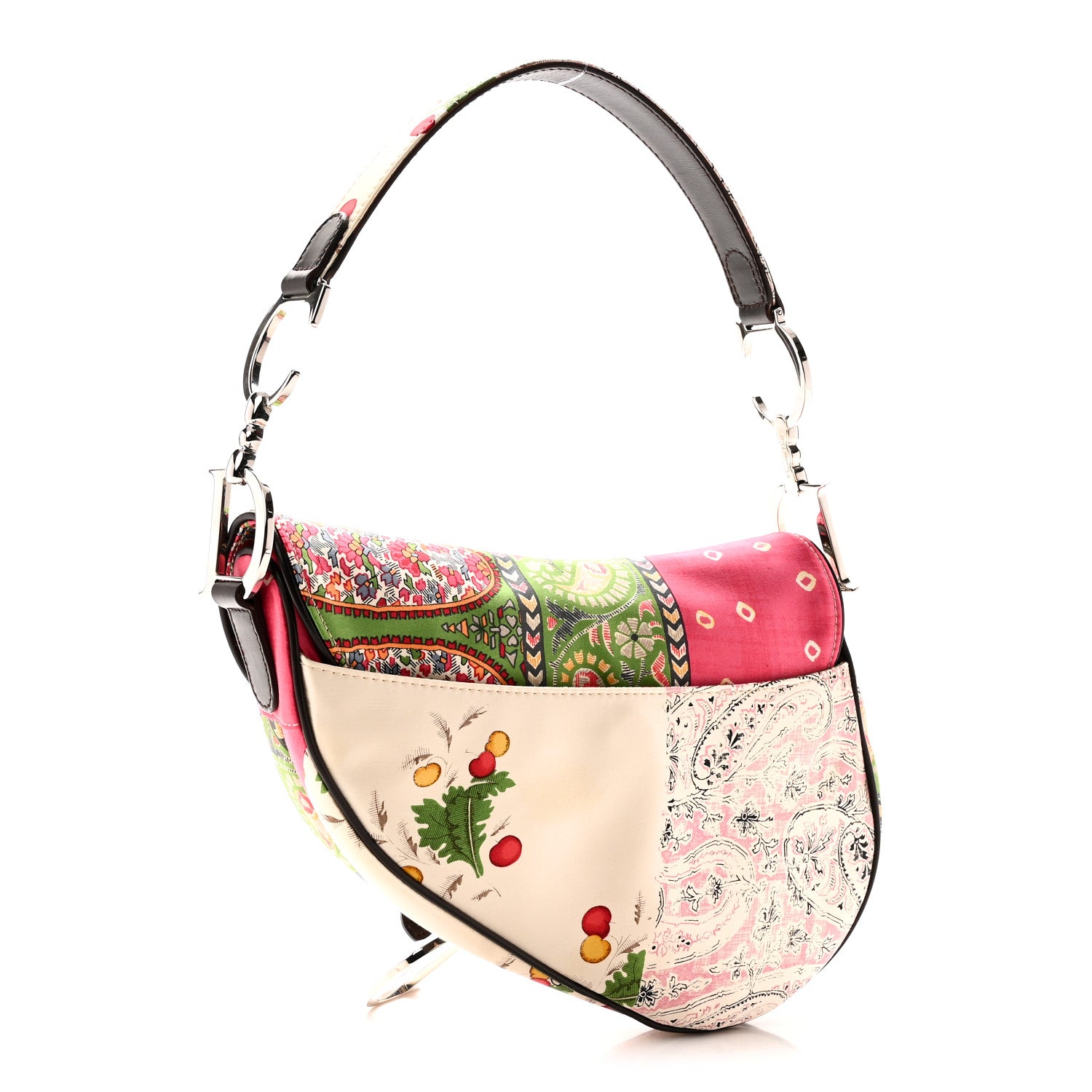 Silk Paisley Saddle Bag Multicolor — view 3