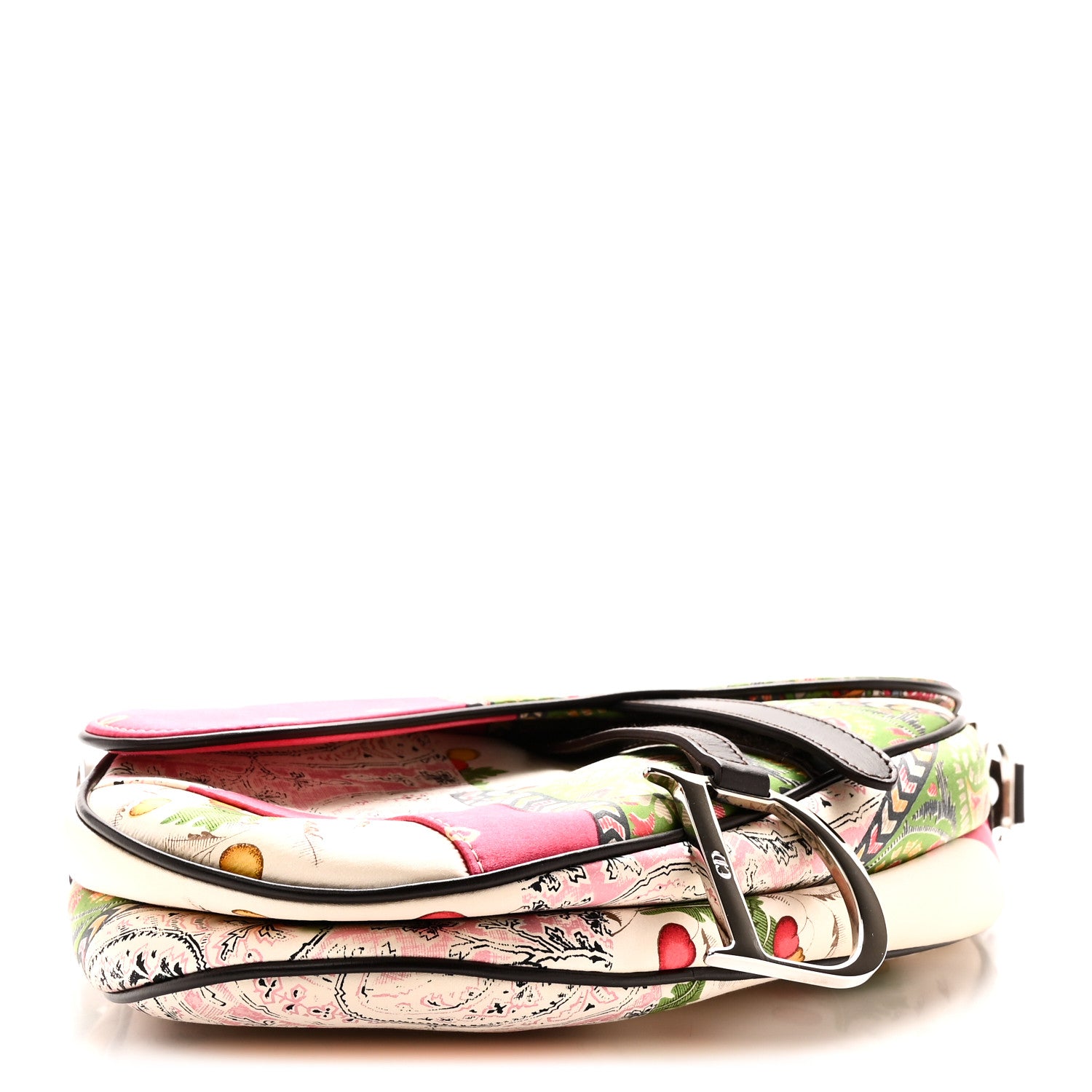 Silk Paisley Saddle Bag Multicolor — view 4
