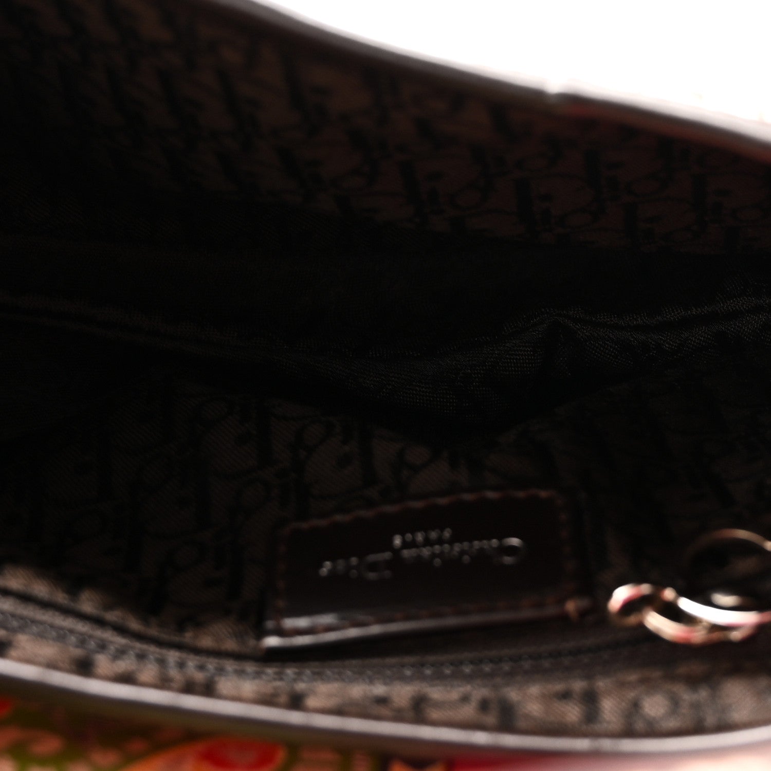 Silk Paisley Saddle Bag Multicolor — view 5