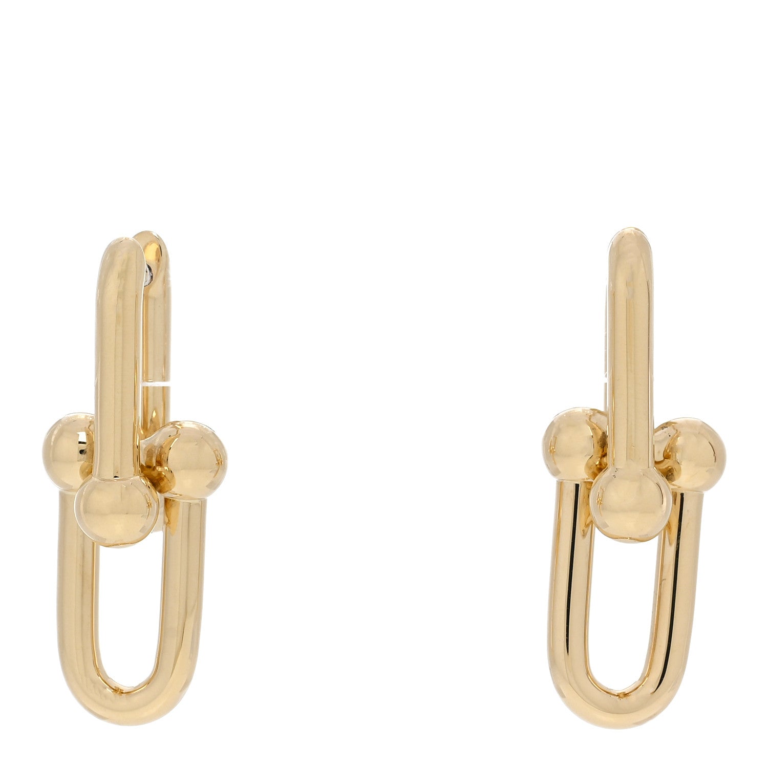 18K Yellow Gold Large HardWear Link Earrings