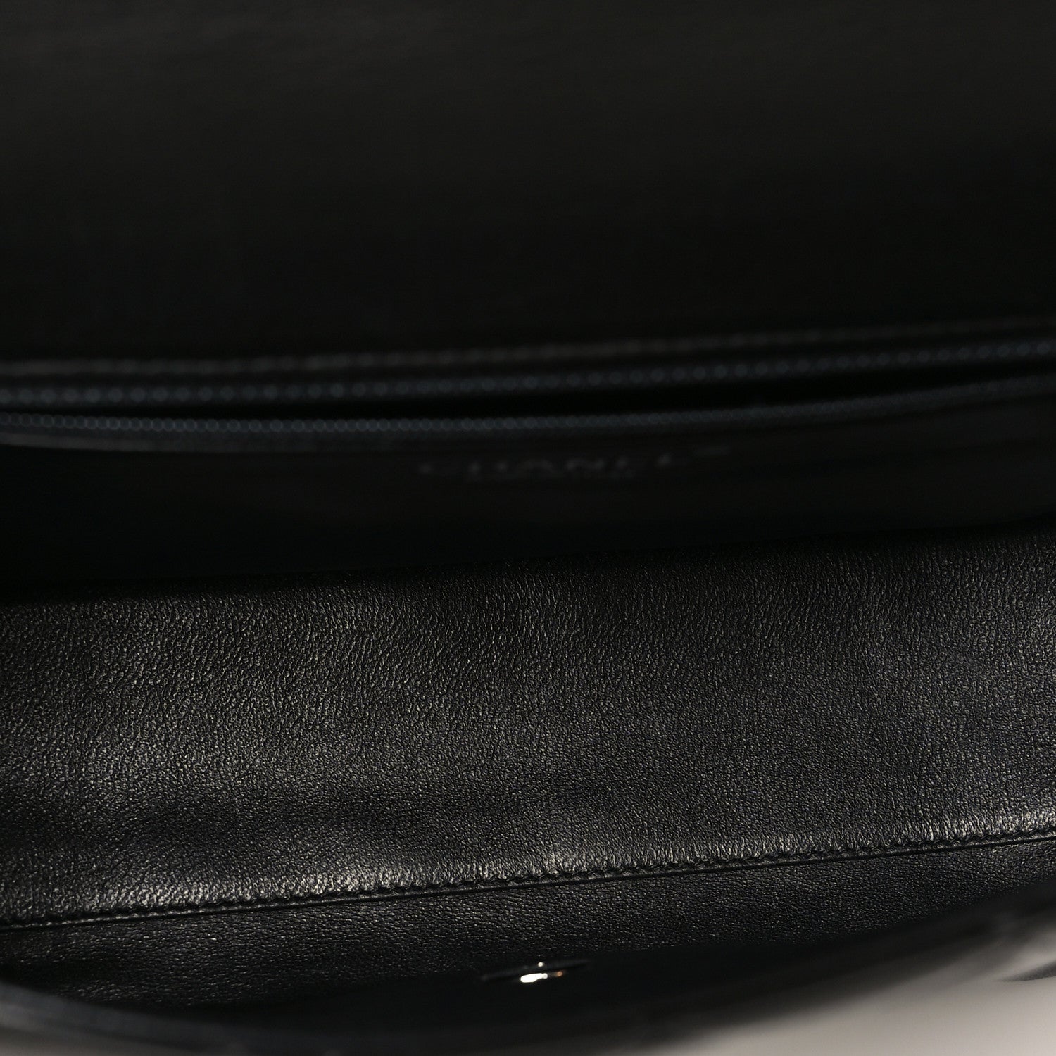 Lambskin Quilted Medium Kelly Flap Bag Black Black — view 5