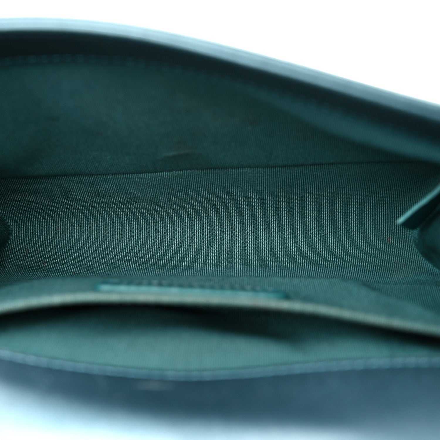 Metallic Calfskin Quilted Small Boy Flap Blue — view 5
