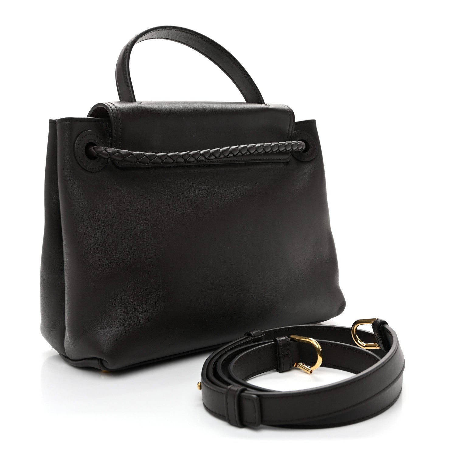 Silky Calfskin Small Ciao Ciao Fondant — view 3