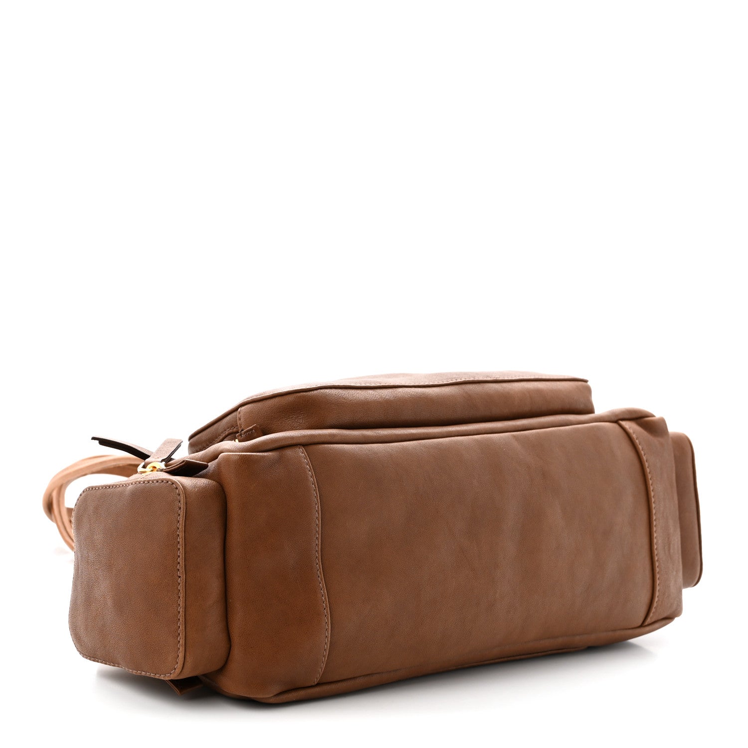 Nappa Aviator Pocket Top Handle Bag Rovere — view 4