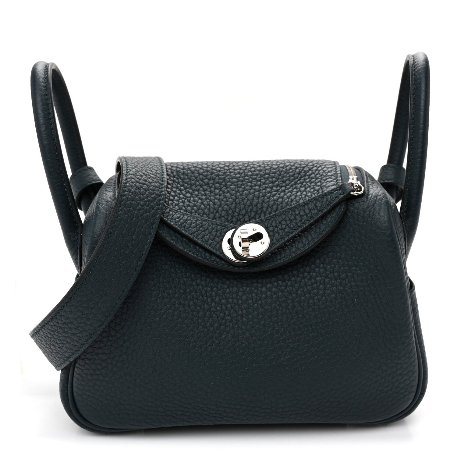 Taurillon Clemence Mini Lindy 20  Vert Cypress