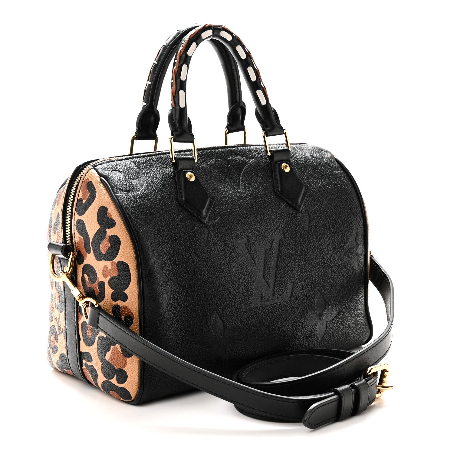 Empreinte Monogram Giant Wild At Heart Speedy Bandouliere 25 Black — view 3