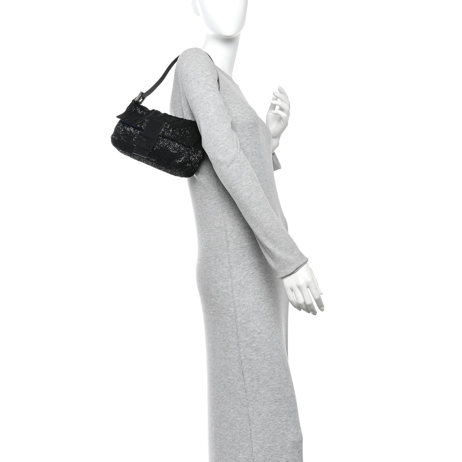 Beaded Baguette Black — view 2