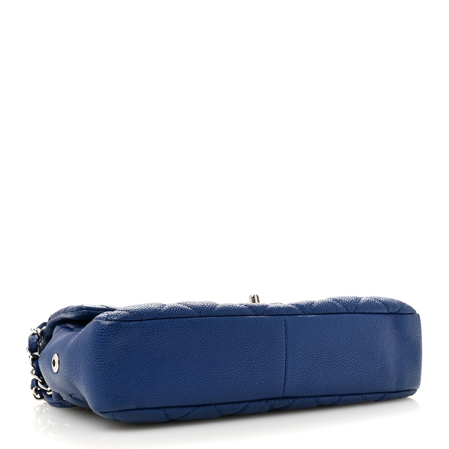 Caviar Quilted Medium Easy Flap Blue — view 4