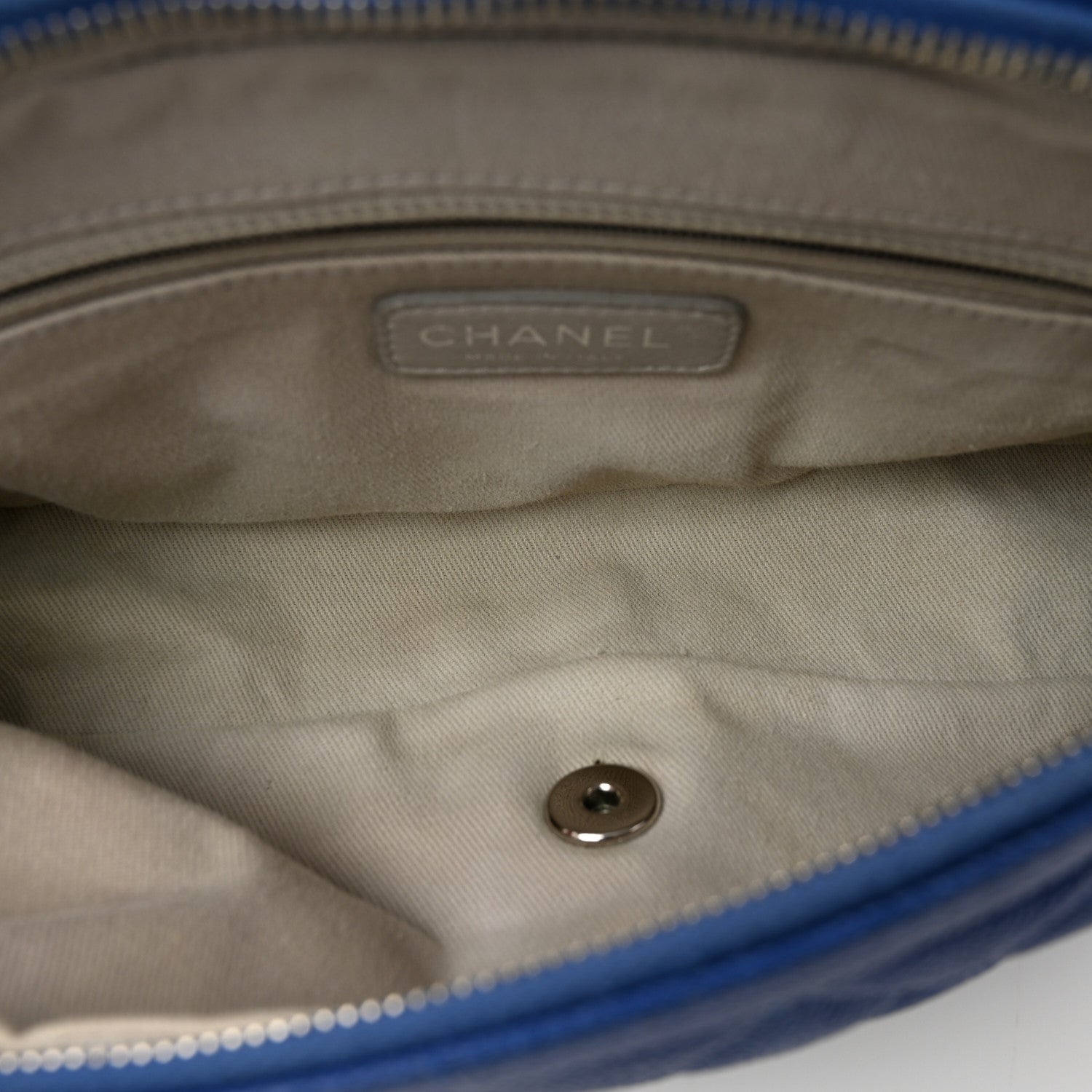 Caviar Quilted Medium Easy Flap Blue — view 5