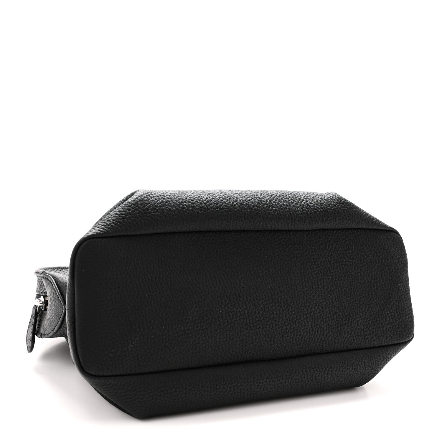 Matte Grained Calfskin Agnes Bag Black — view 4